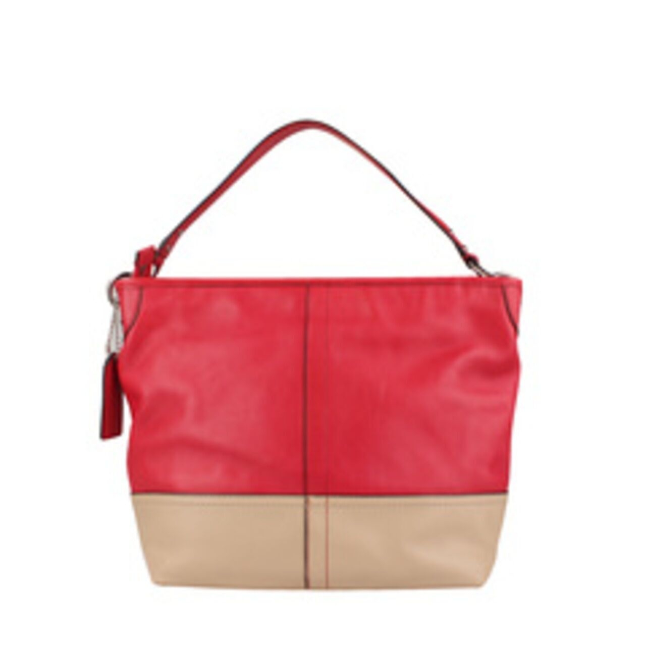 Coach Bicolor Calf Leather Satchel