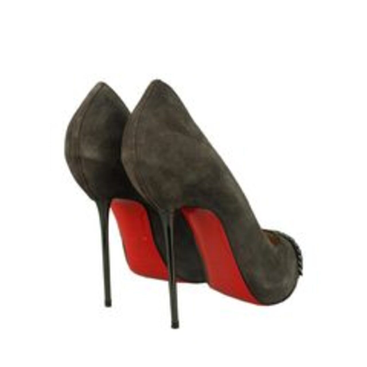 Christian Louboutin Suede Metalipps Heels