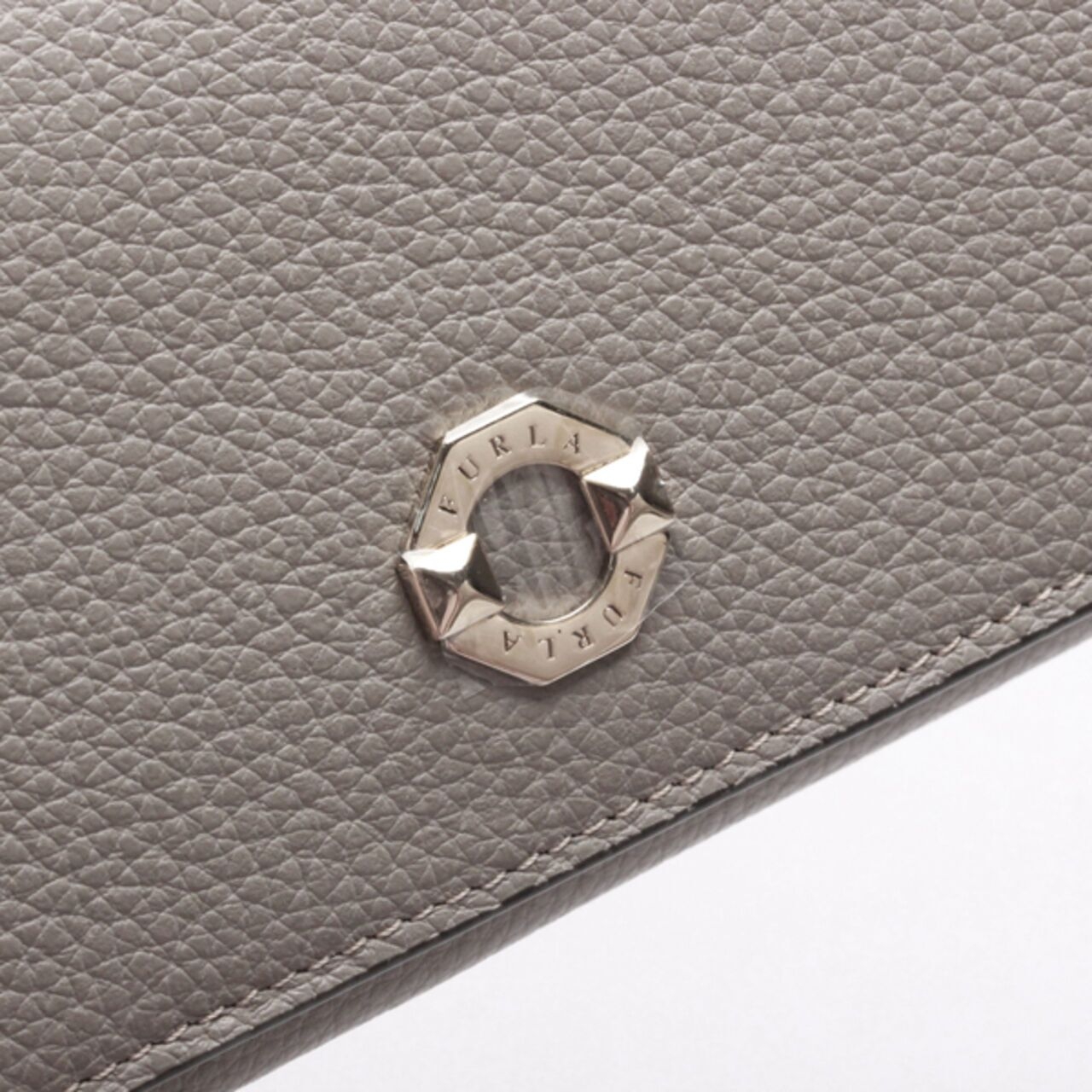 Furla Grey Flap Long Wallet