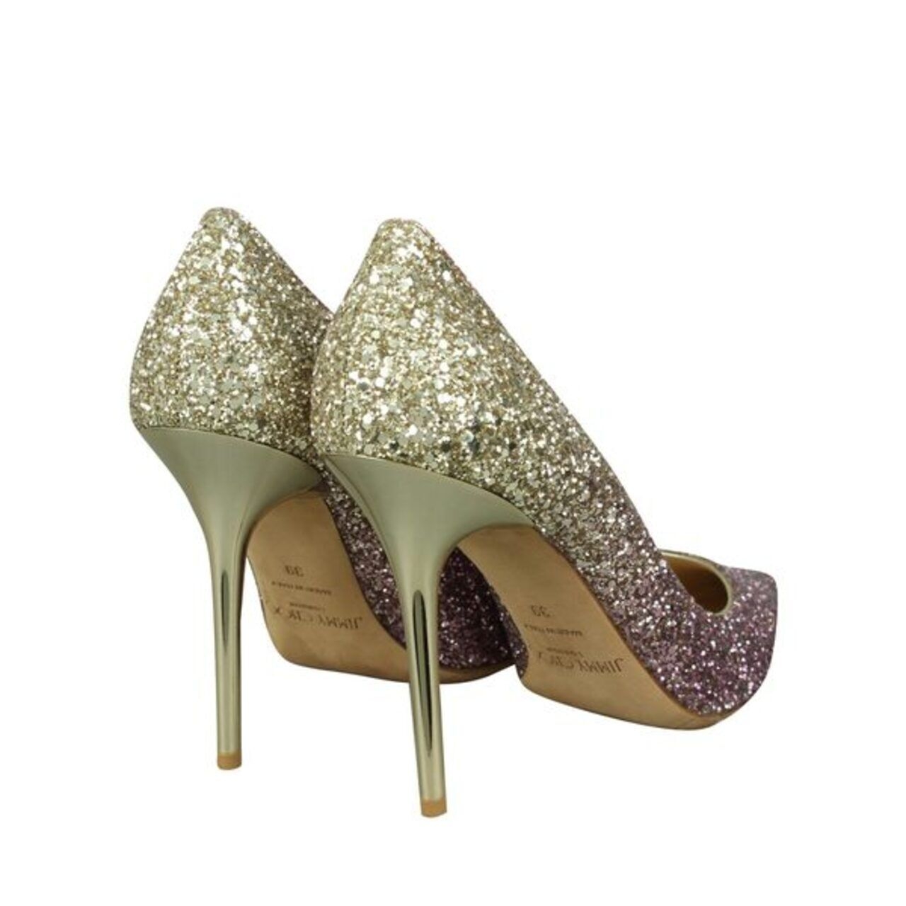 Jimmy Choo Romy Glitter Degrade Roze