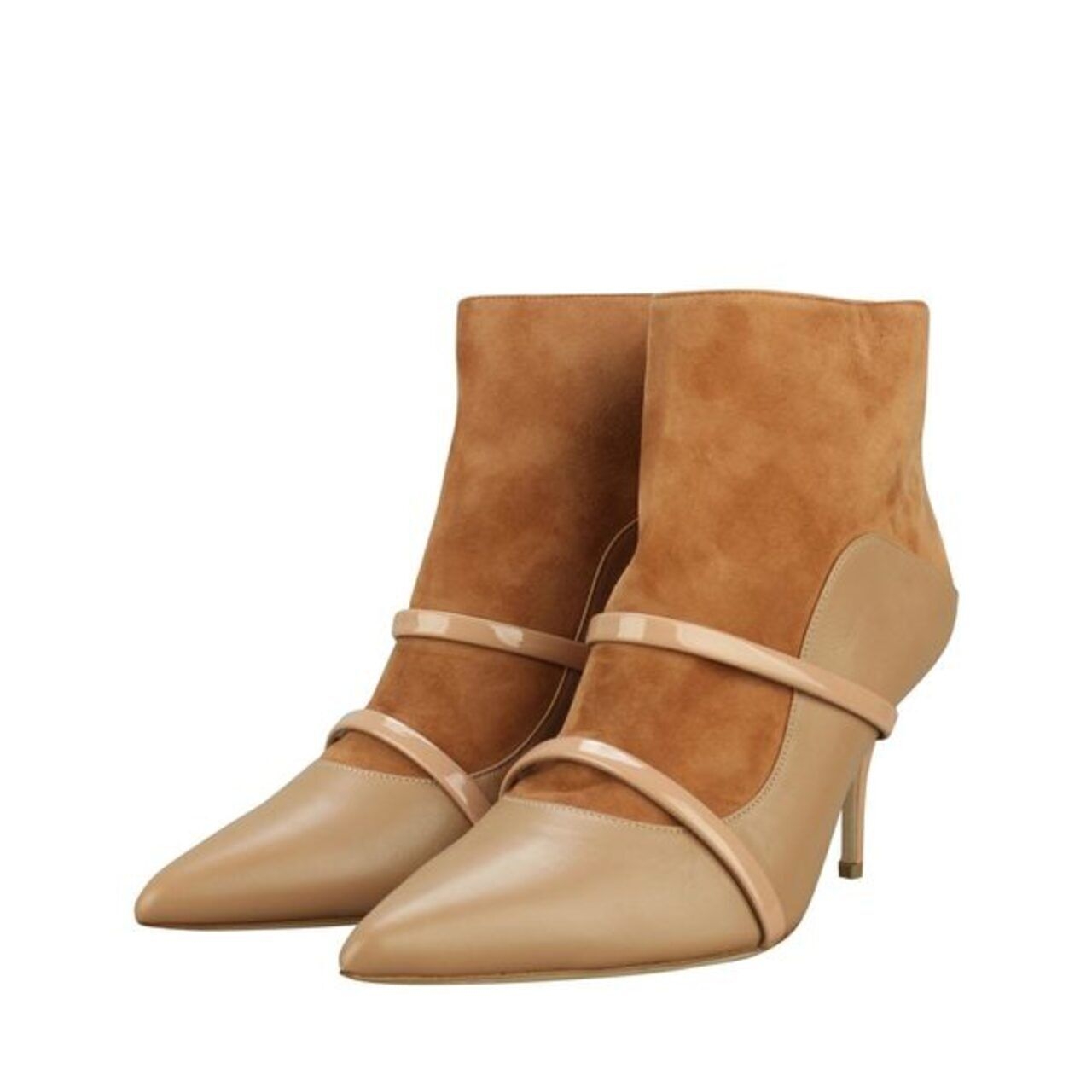 Malone Souliers Suede Nude Mirror Nappa Blush