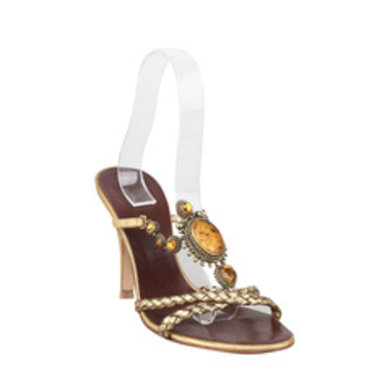 Giuseppe Zanotti taz 90 Sandalo Zambia Gold Heels