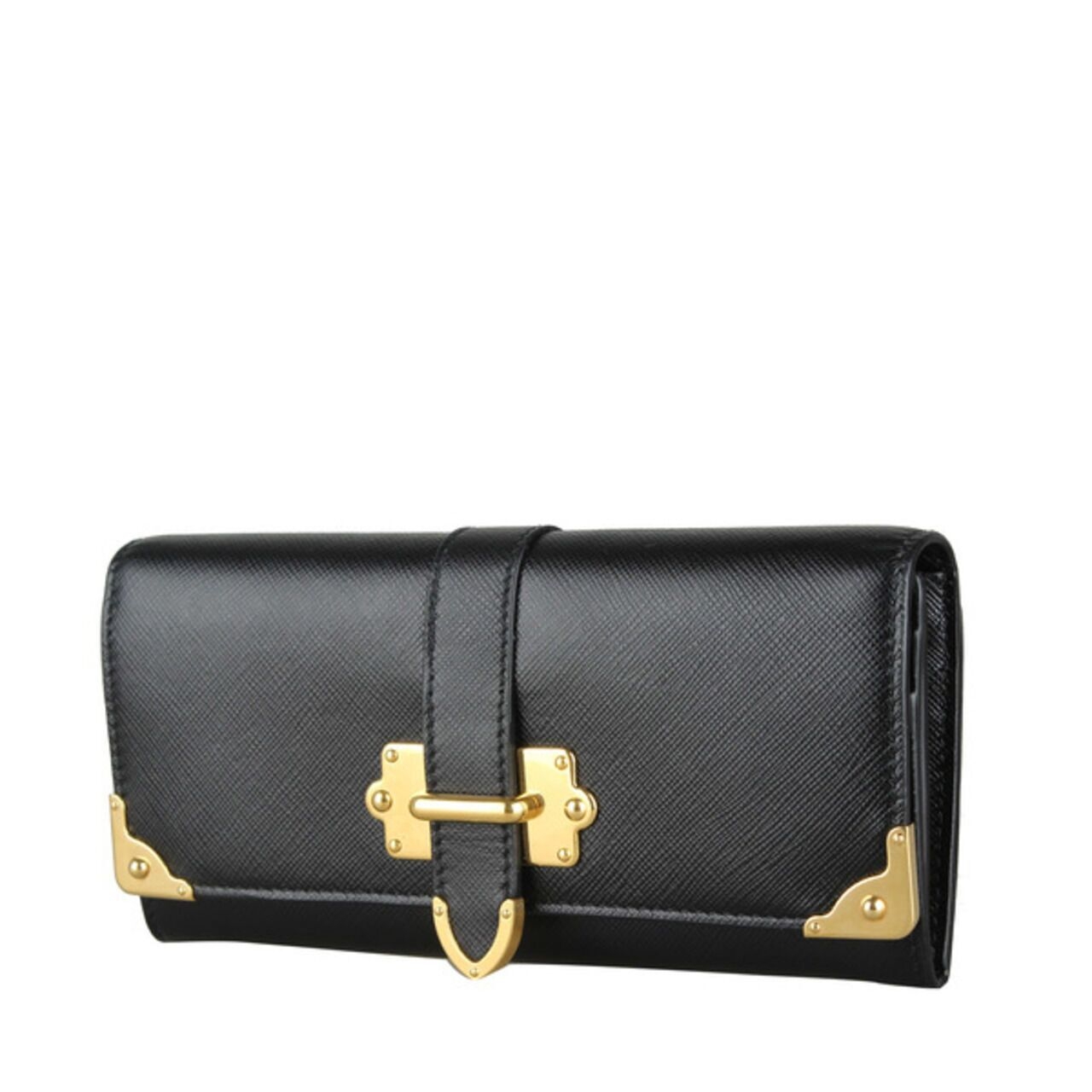 Prada Leather Wallet Black