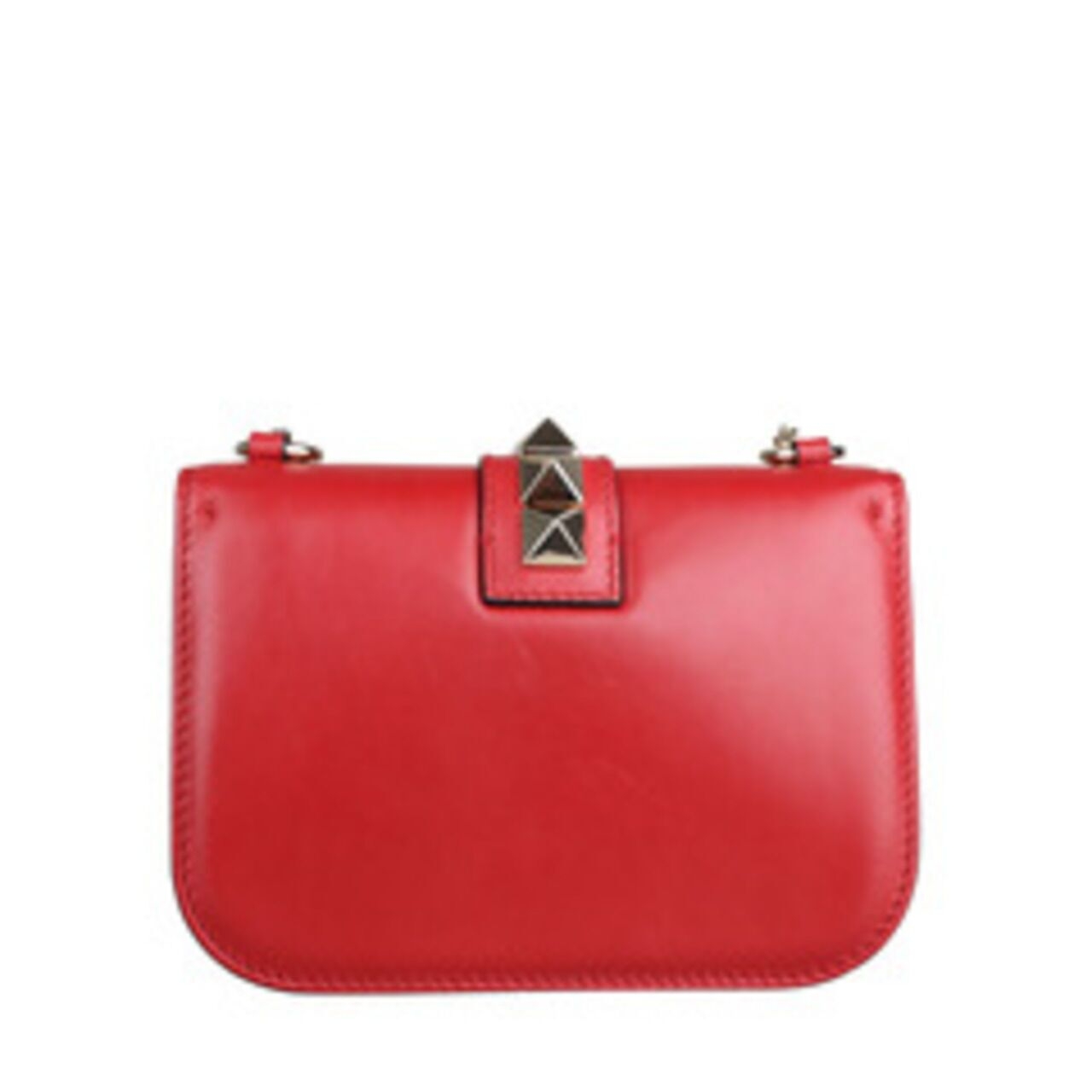 Valentino Garavani Small Glamlock Red Sling Bag
