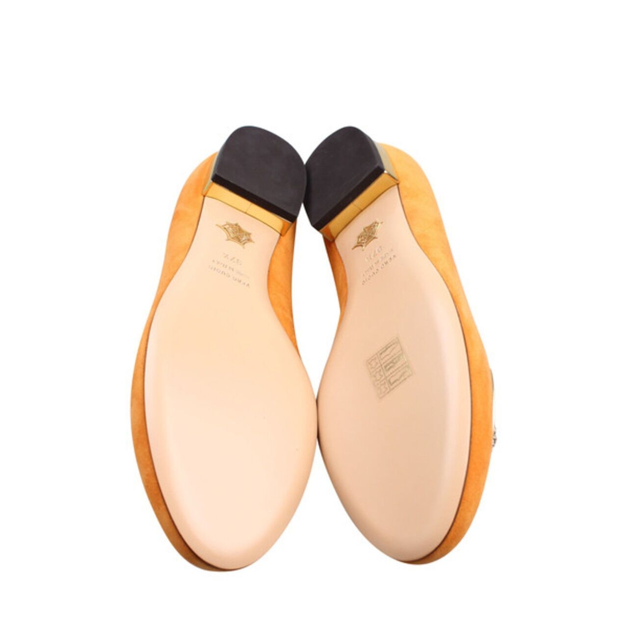Charlotte Olympia Leo Orange Suede