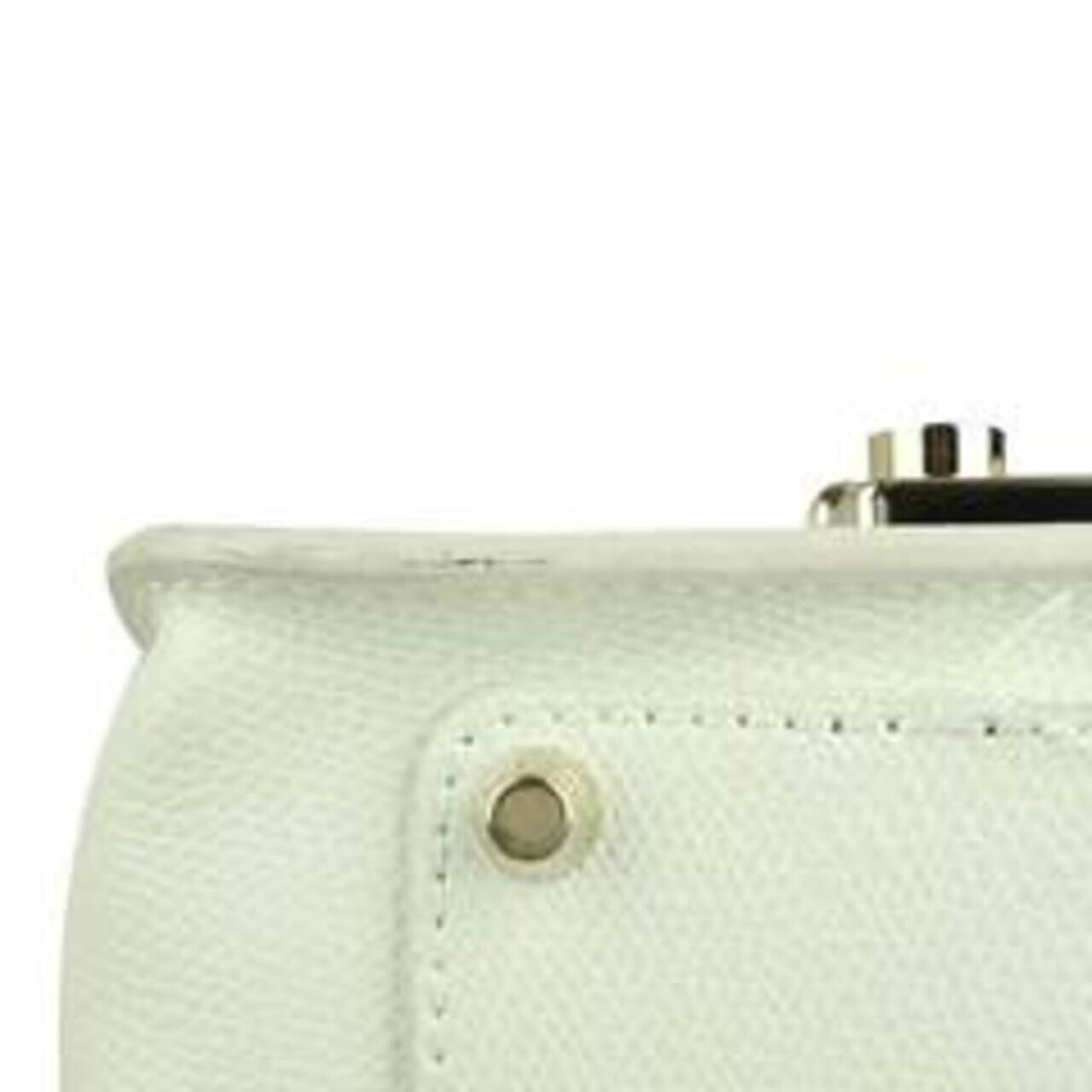 Furla Small White Bag With Love Design Sling Bag