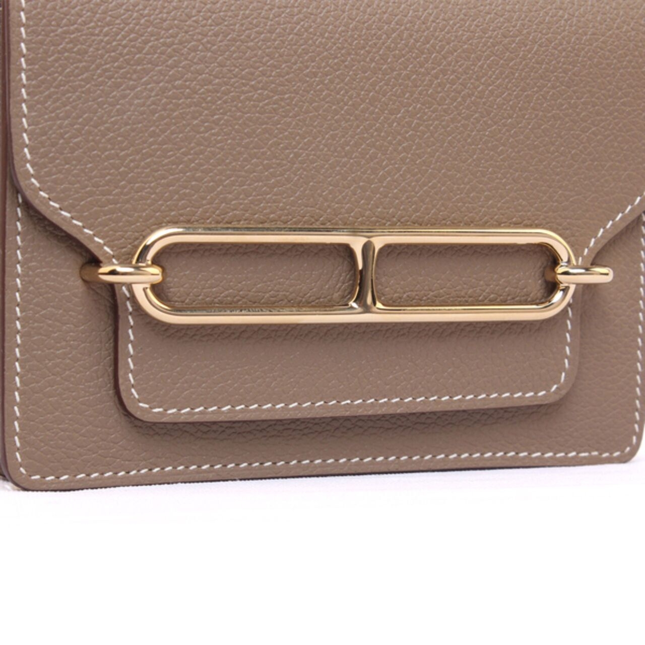 Hermes Roulis Slim Wallet Etoupe Chevre Mysore