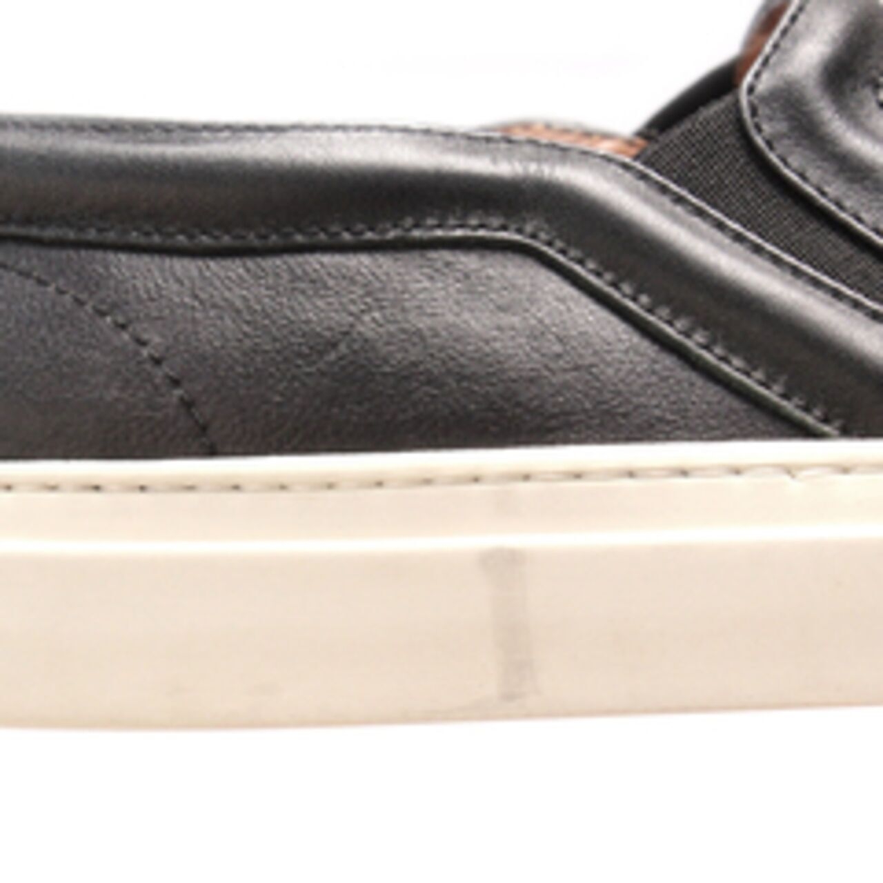Givenchy Bambi Leather Print Slip On Sneakers