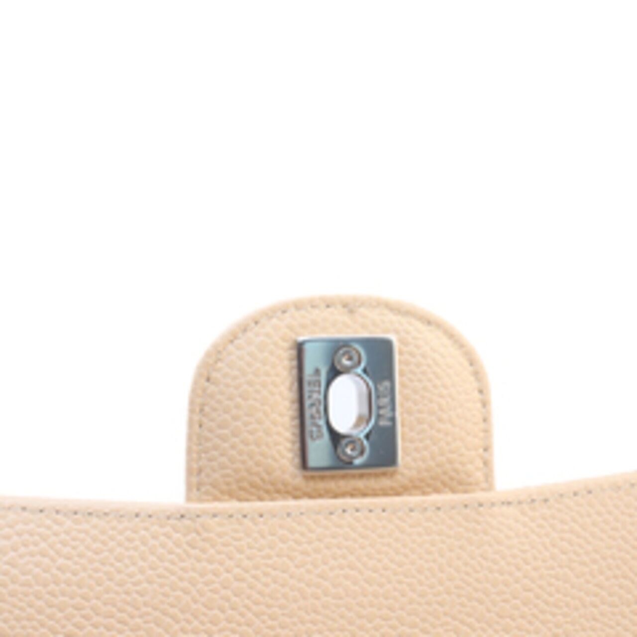 Chanel Small Classic Double Flap Bag Caviar Beige SHW Shoulder Bag