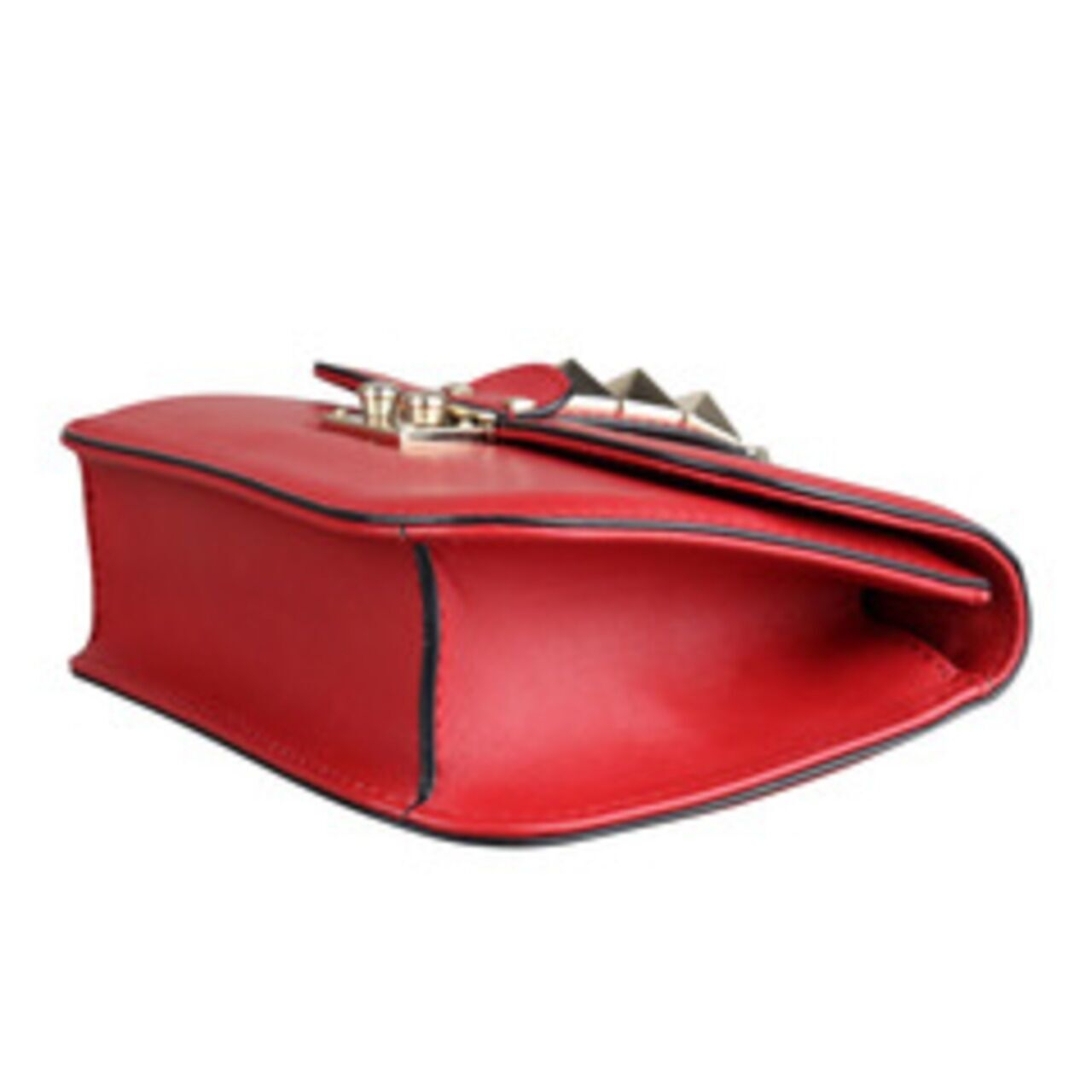 Valentino Garavani Small Glamlock Red Sling Bag