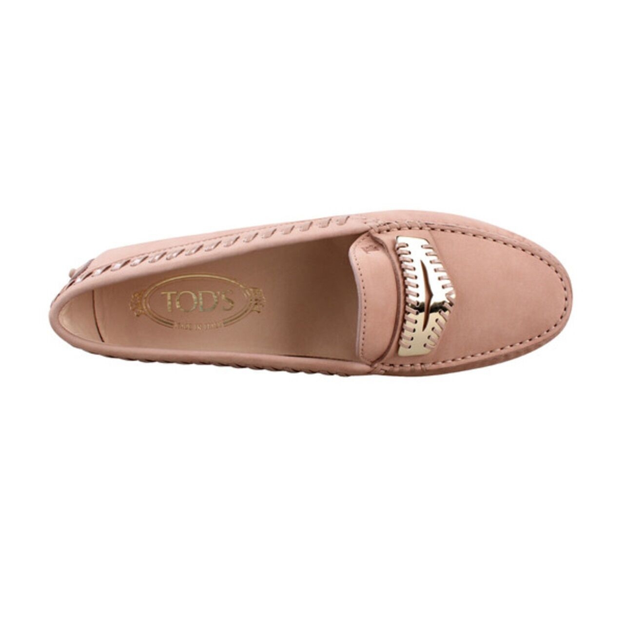 Tod's Gommini Mascherina Infilature Cipria Flats