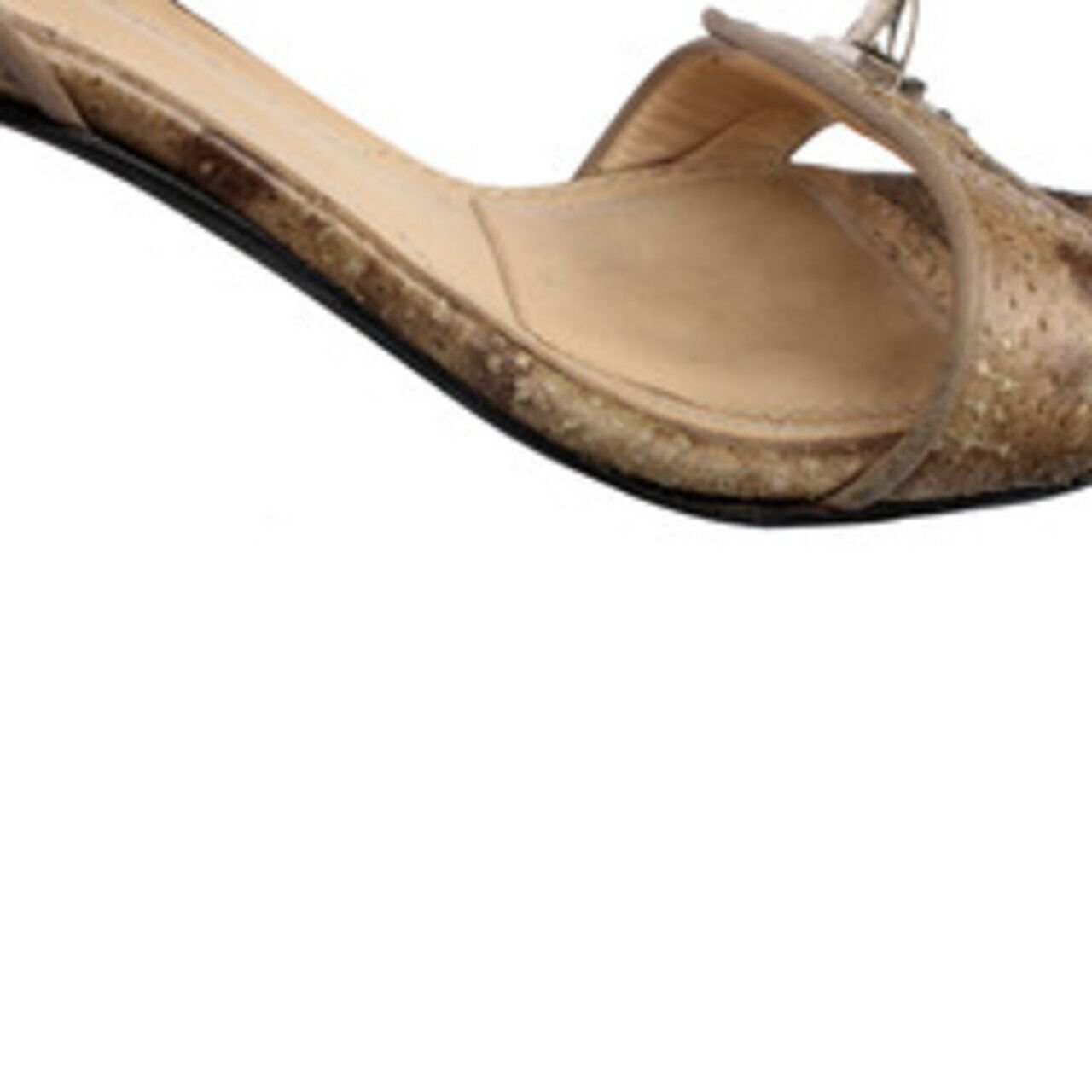 Givenchy Brown Sling Back Sandal Heels