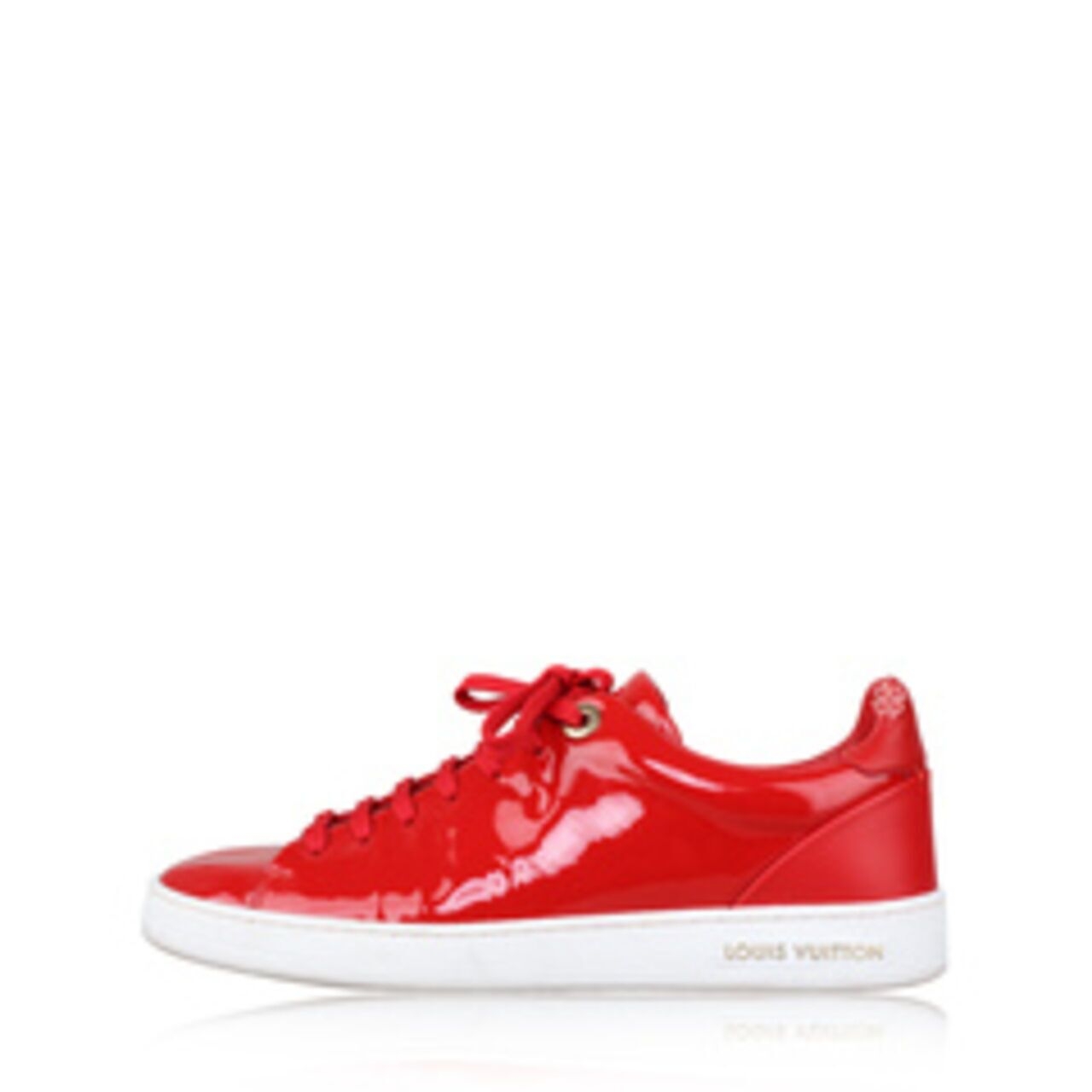 Louis Vuitton Red Patent Calfskin Frontrow Sneakers