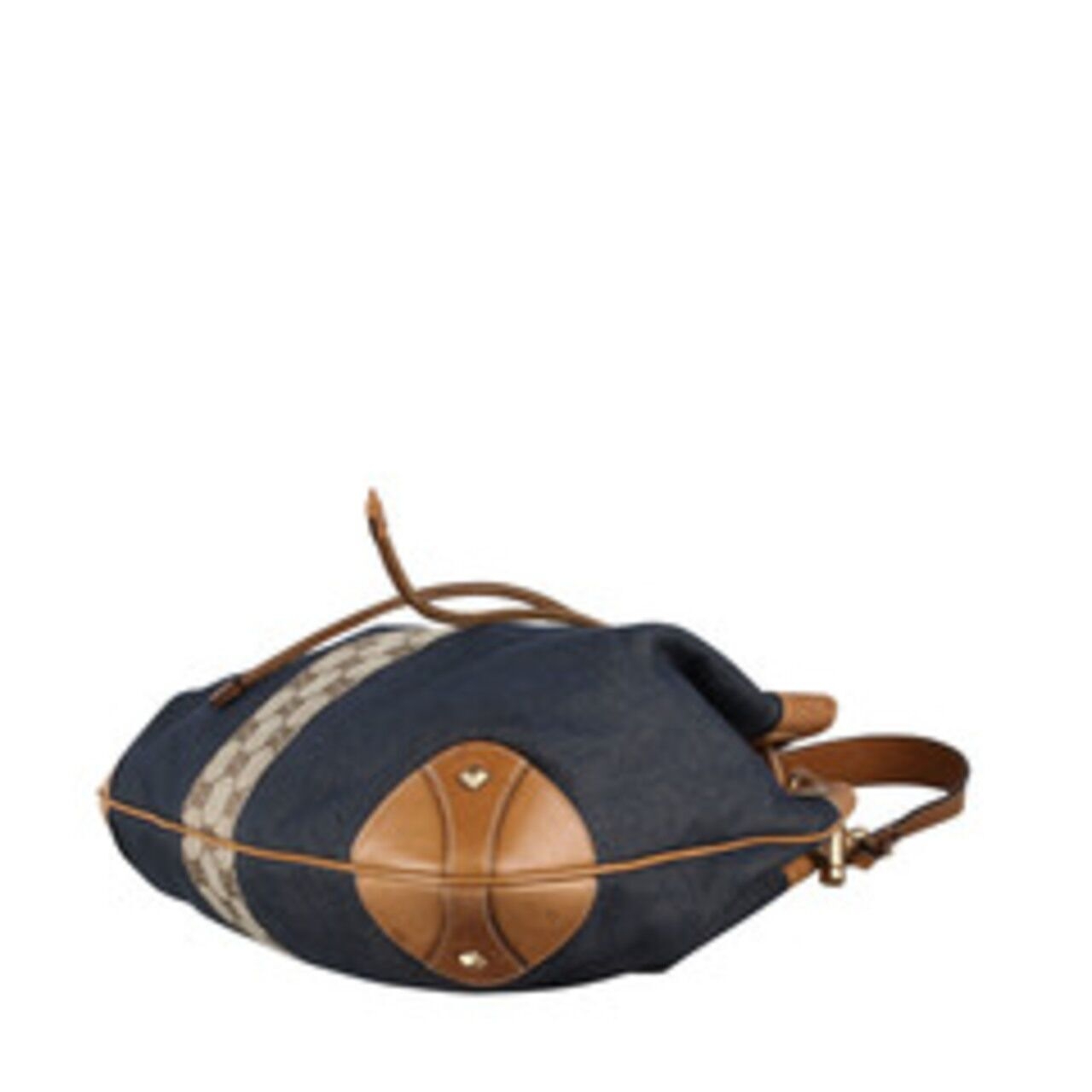 Gucci Denim Studded Vintage Evening Ghw Shoulder Bag