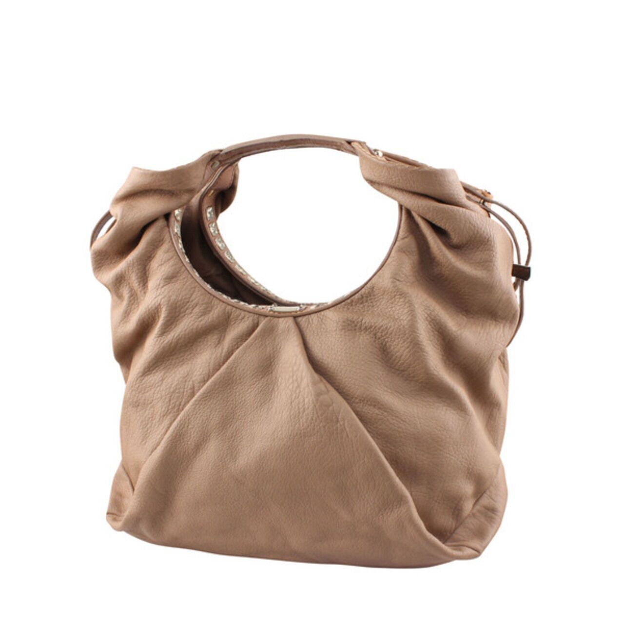 Jimmy Choo Grained Nappa Large Sylvia Hobo Black
