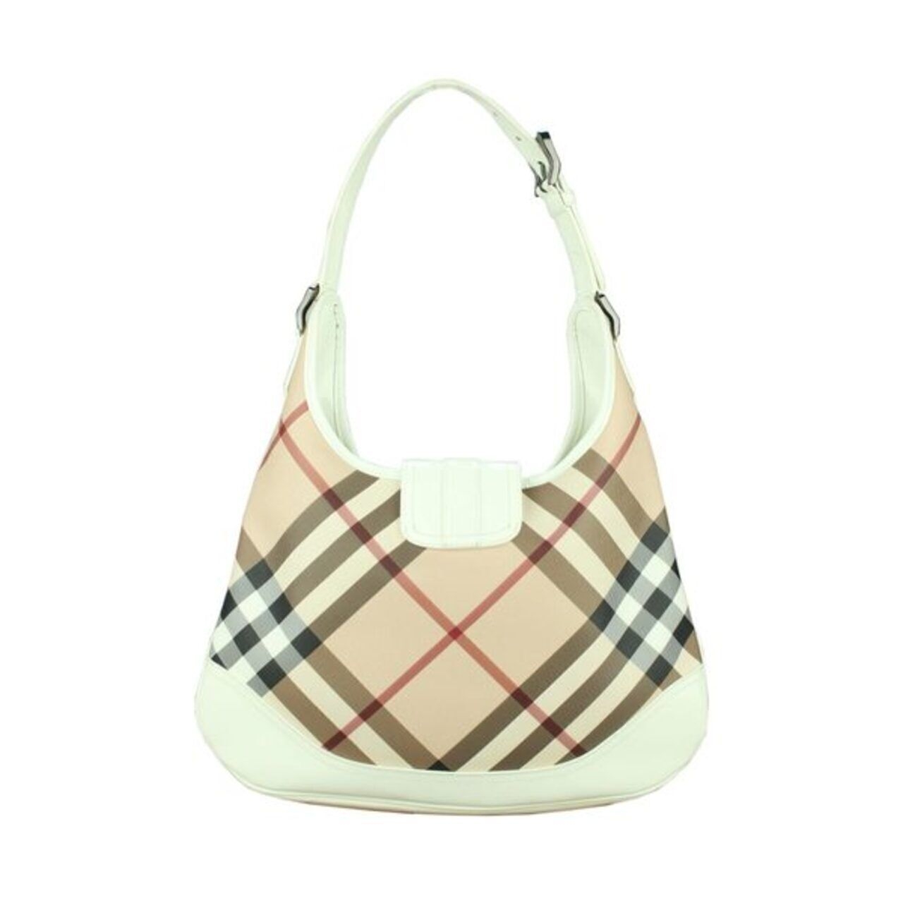 Burberry Nova Check White/Beige PVC and Brooke