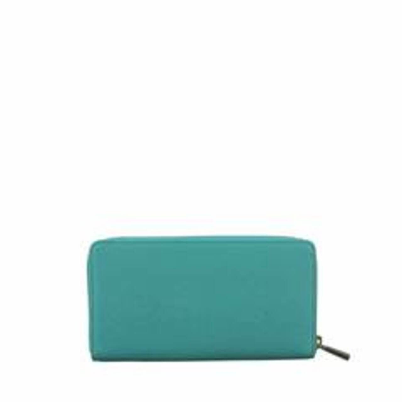 Furla Long Wallet With Zip in Blue