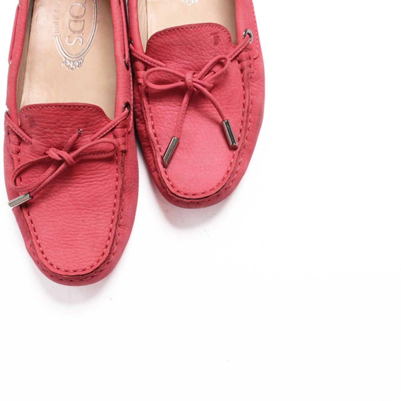 TOD'S Heaven N. Laccetto+Occhielli Grk In Dark Pink Flats