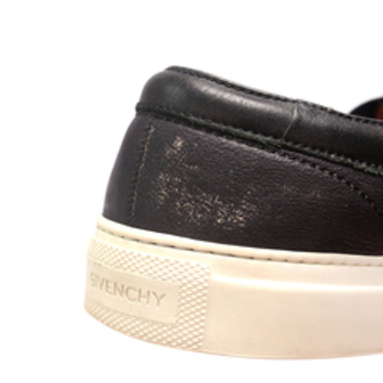 Givenchy Bambi Leather Print Slip On Sneakers