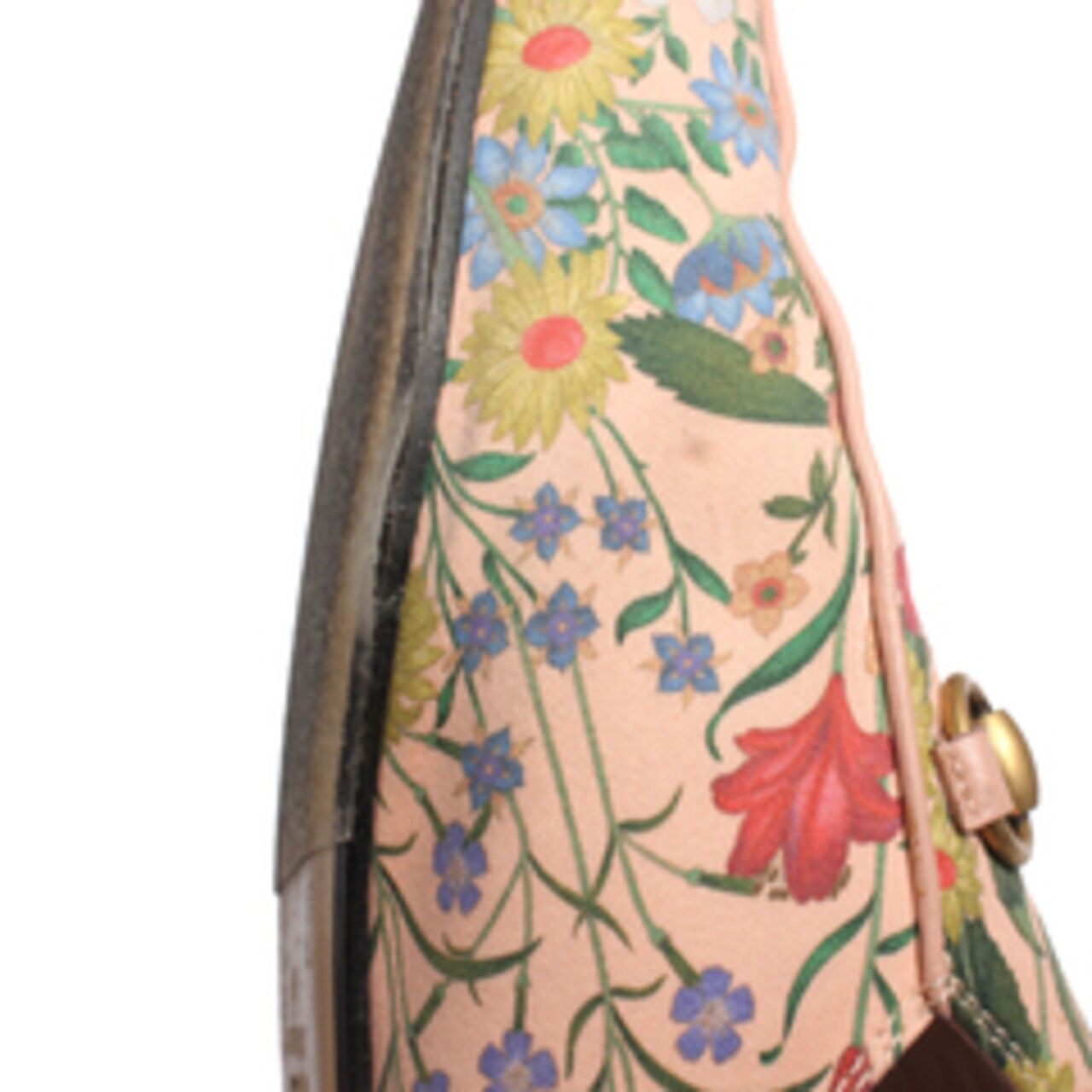 Gucci Flora Horsebit Mule Pink Sandals