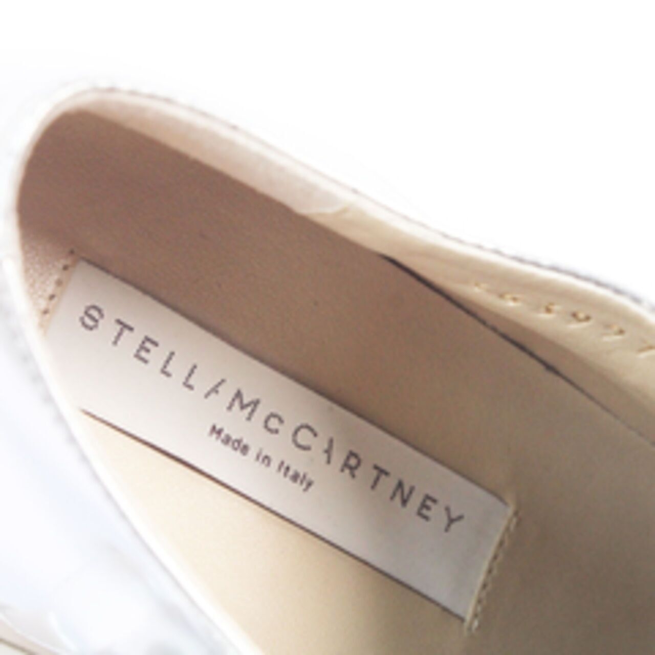 Stella McCarney Elyse Metallic Silver Platform Derby Sneakers