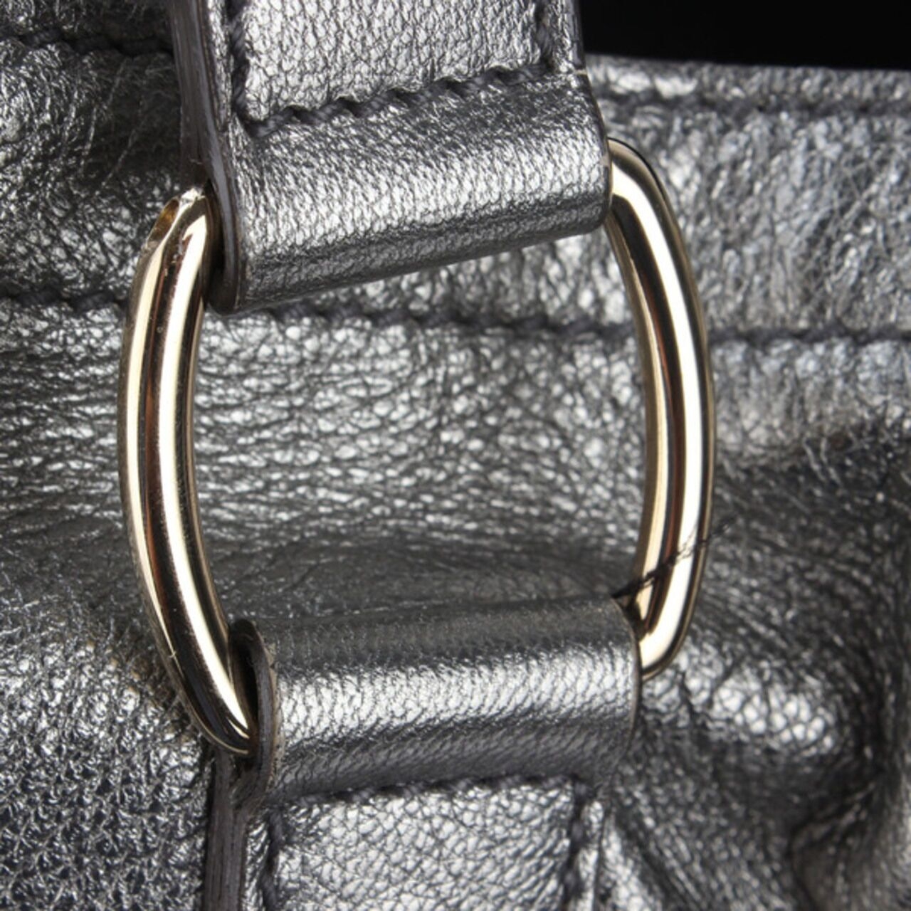 Saint Laurent Yves Metallic Downtown Bag