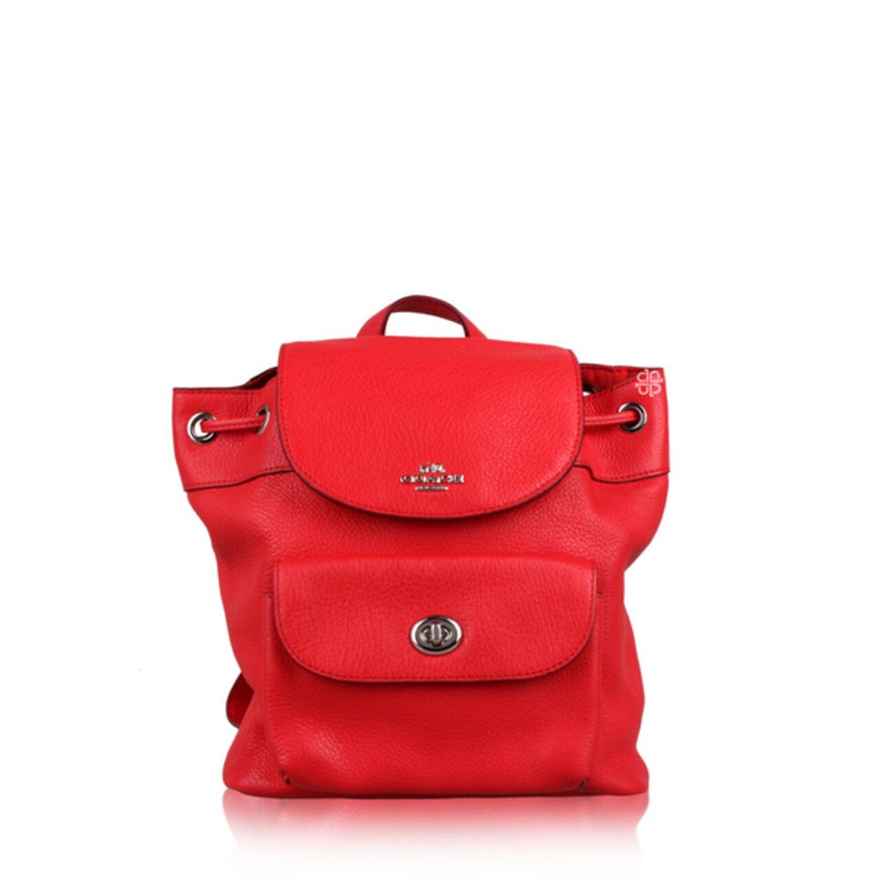 Coach Red Backpack