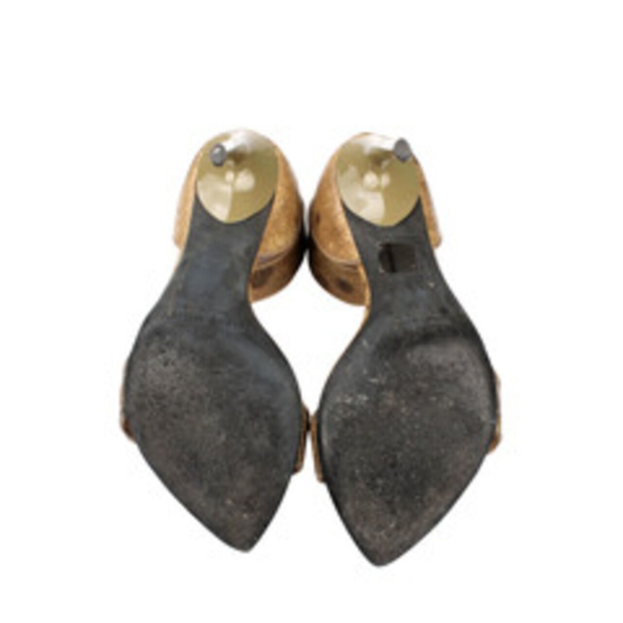 Givenchy Brown Sling Back Sandal Heels