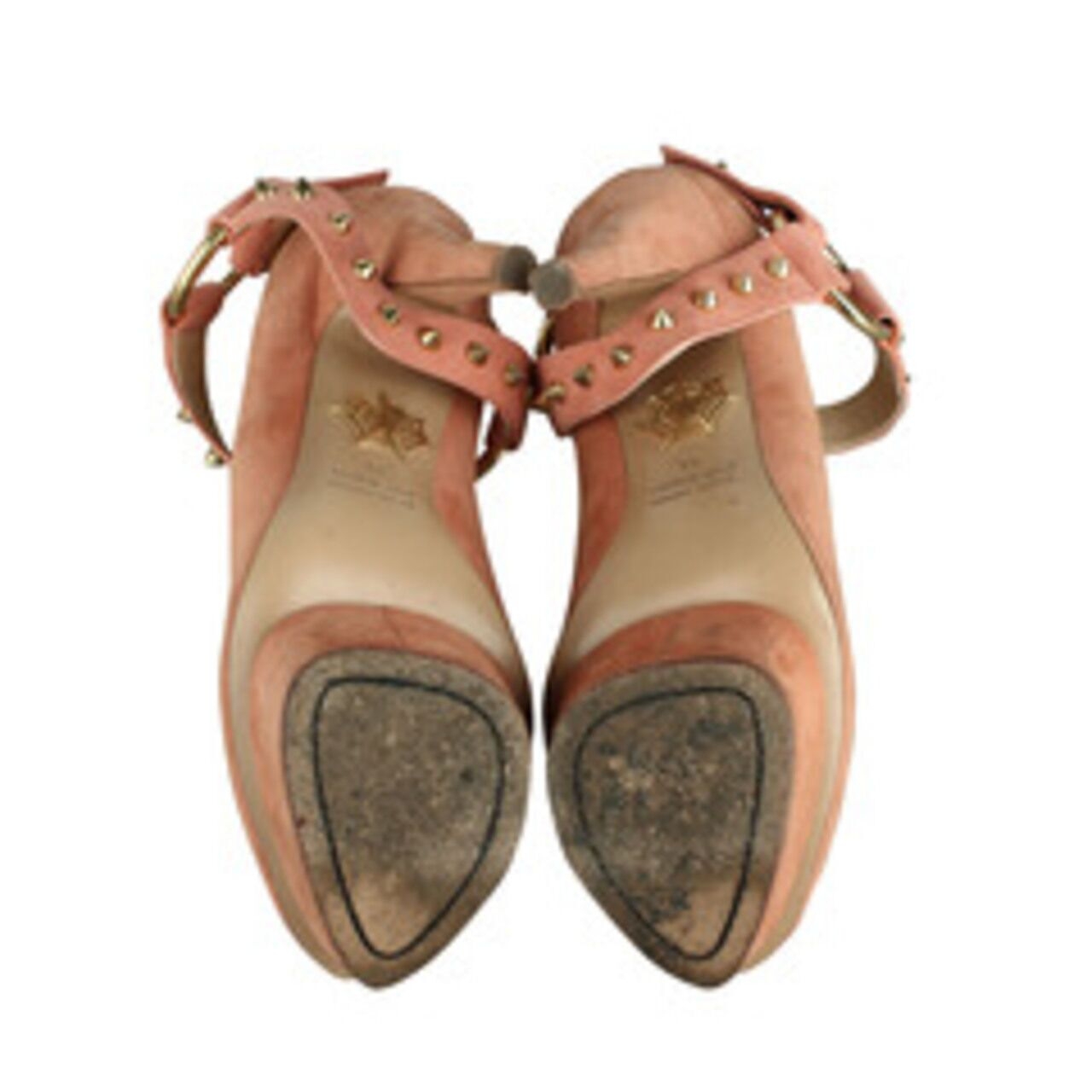Charlotte Olympia Detachable Ankle Pump Suede Heels
