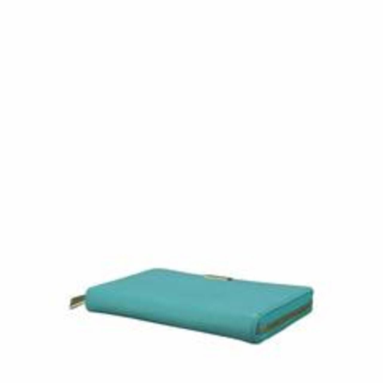 Furla Long Wallet With Zip in Blue
