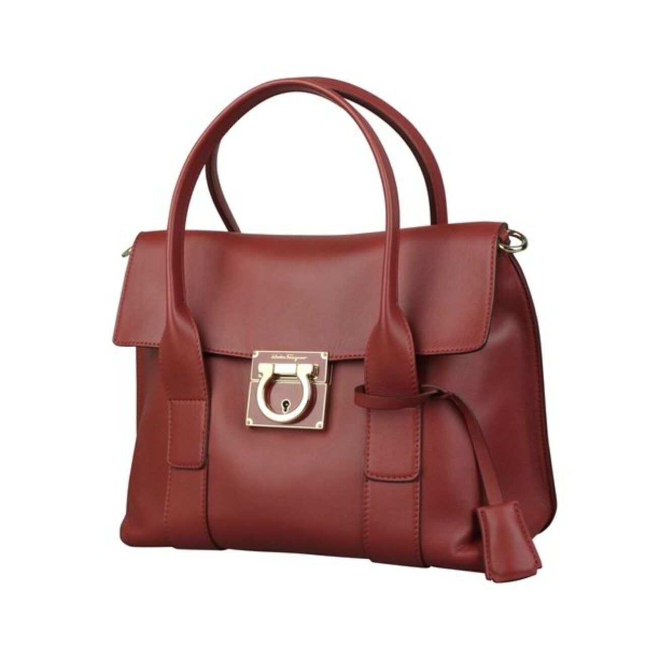 Salvatore Ferragamo Mara Lock Story Mini Bag