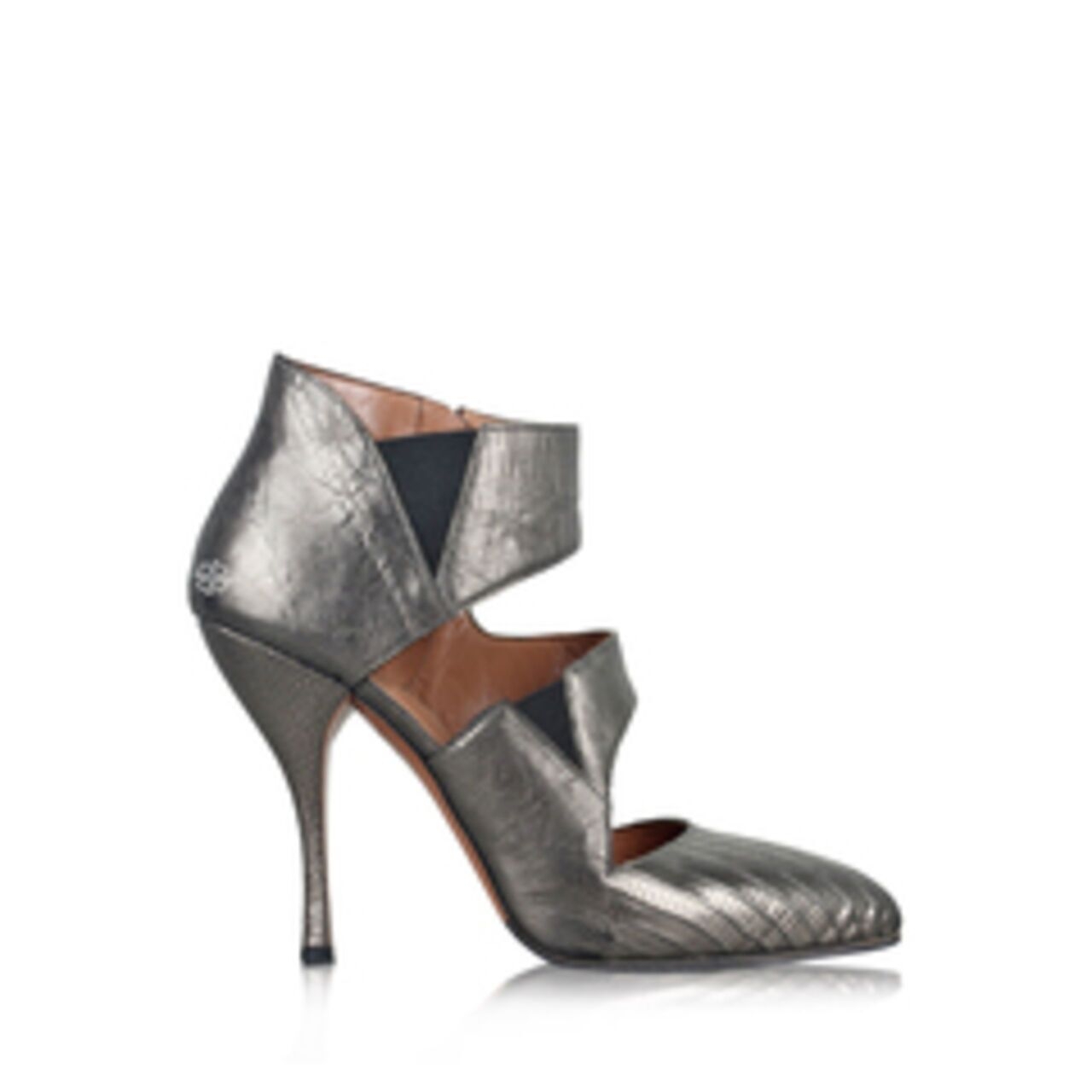 Alaia Metallic Metal Leather Stille Heels