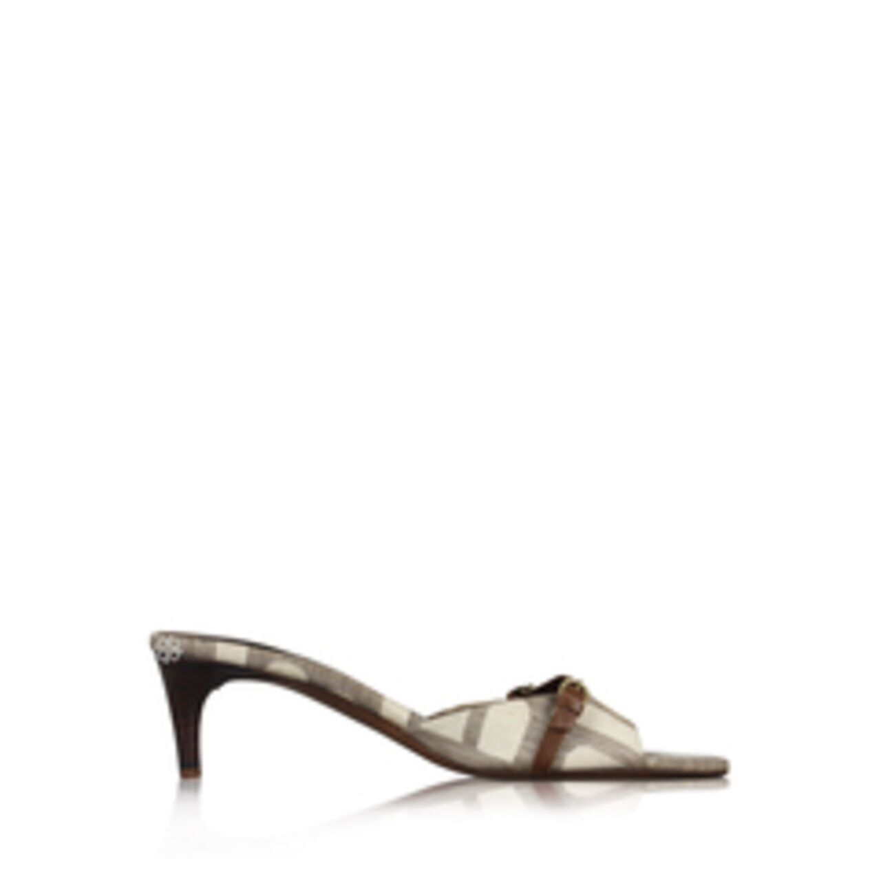 Bally Ranea Talc Mix Cotton Heels