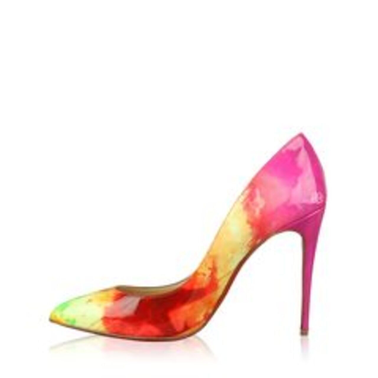 Christian Louboutin Pigalle Follies 100mm Tie Dye Pump Heels