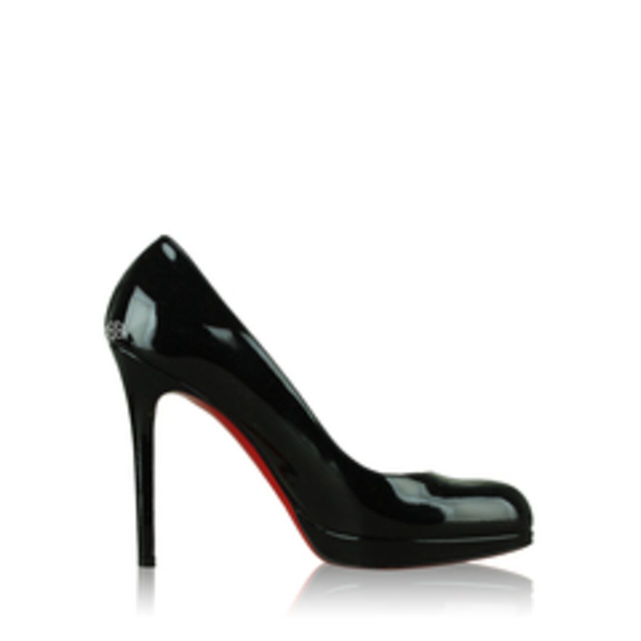 Christian Louboutin New Simple Pump Black 120 Patent Calf Heels