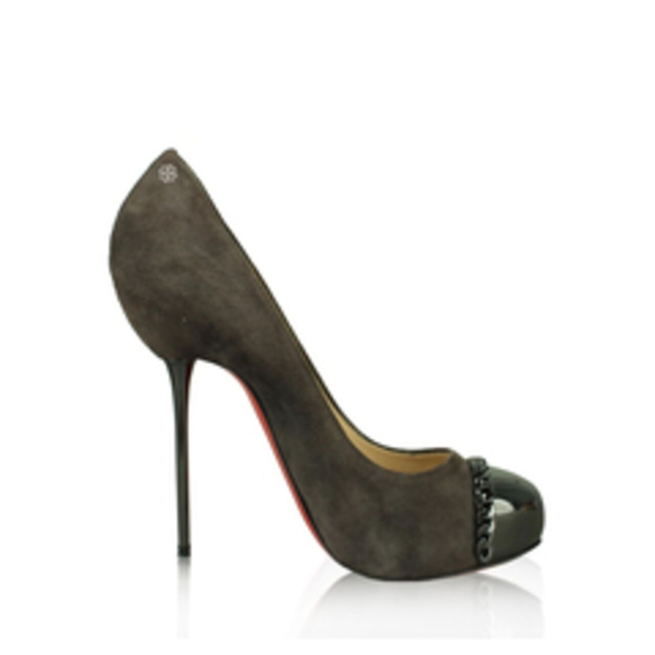 Christian Louboutin Suede Metalipps Heels