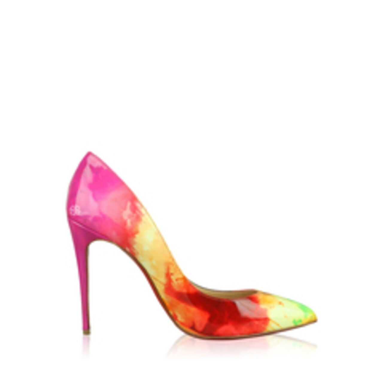 Christian Louboutin Pigalle Follies 100mm Tie Dye Pump Heels