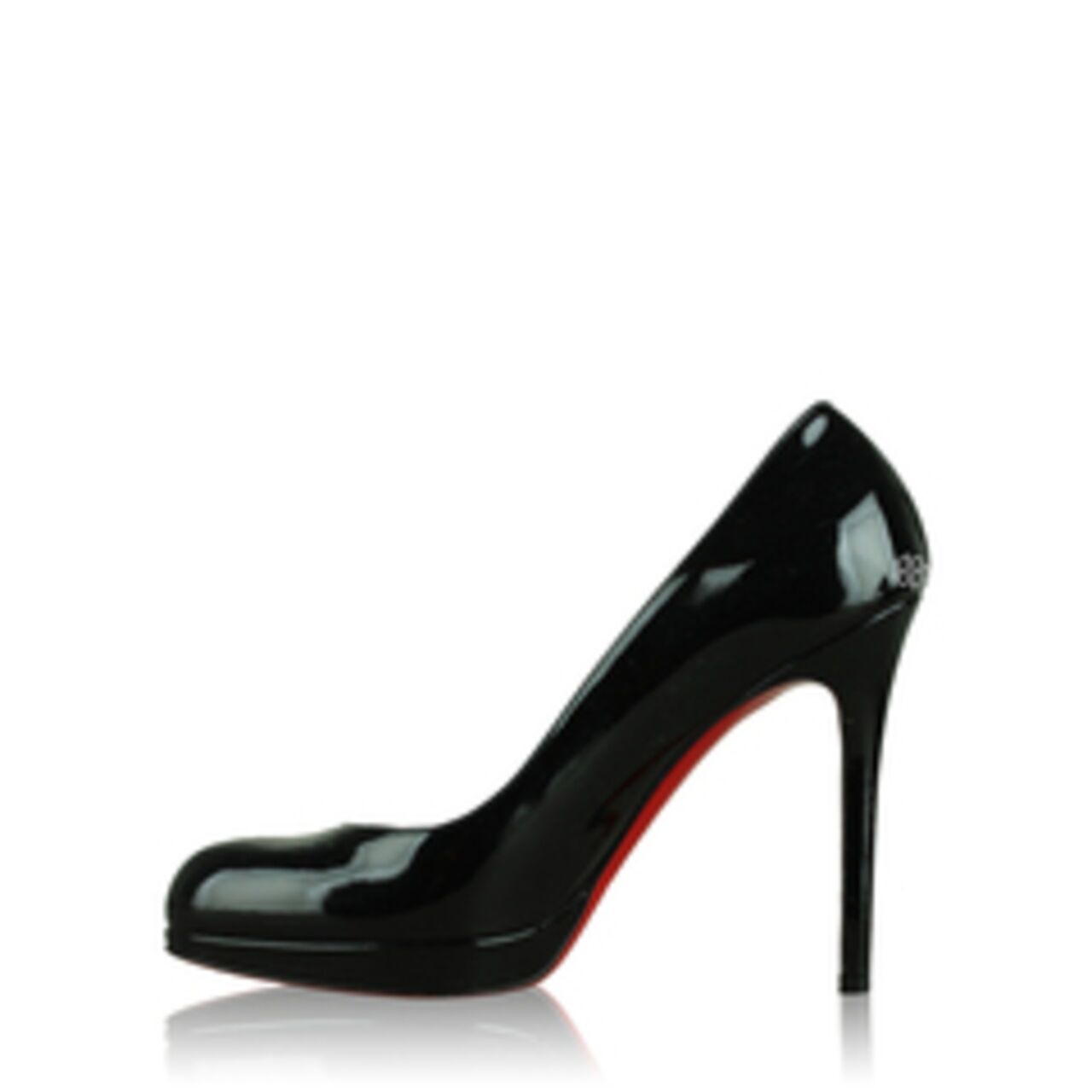 Christian Louboutin New Simple Pump Black 120 Patent Calf Heels