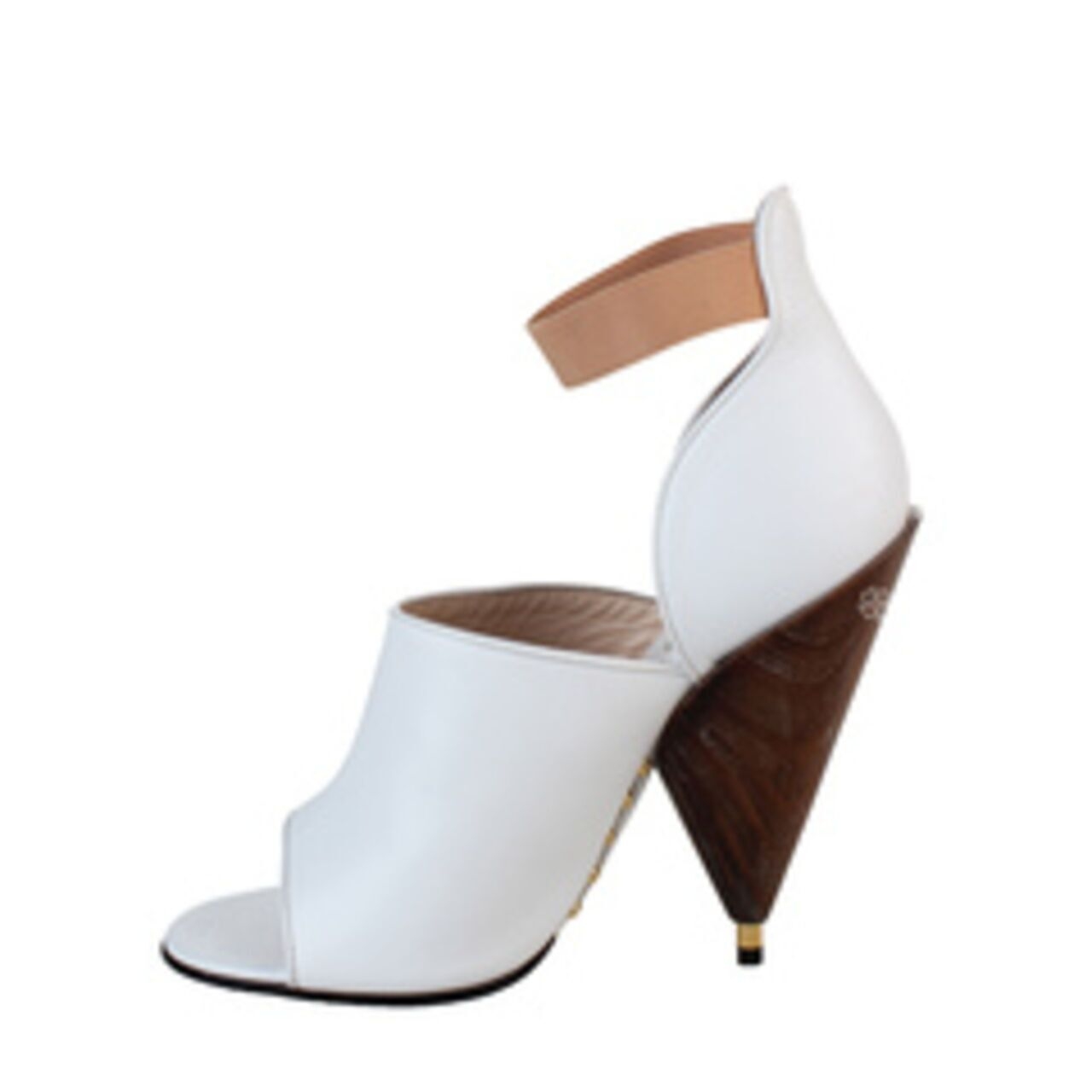 Givenchy Dunka Booties White Leather Heels