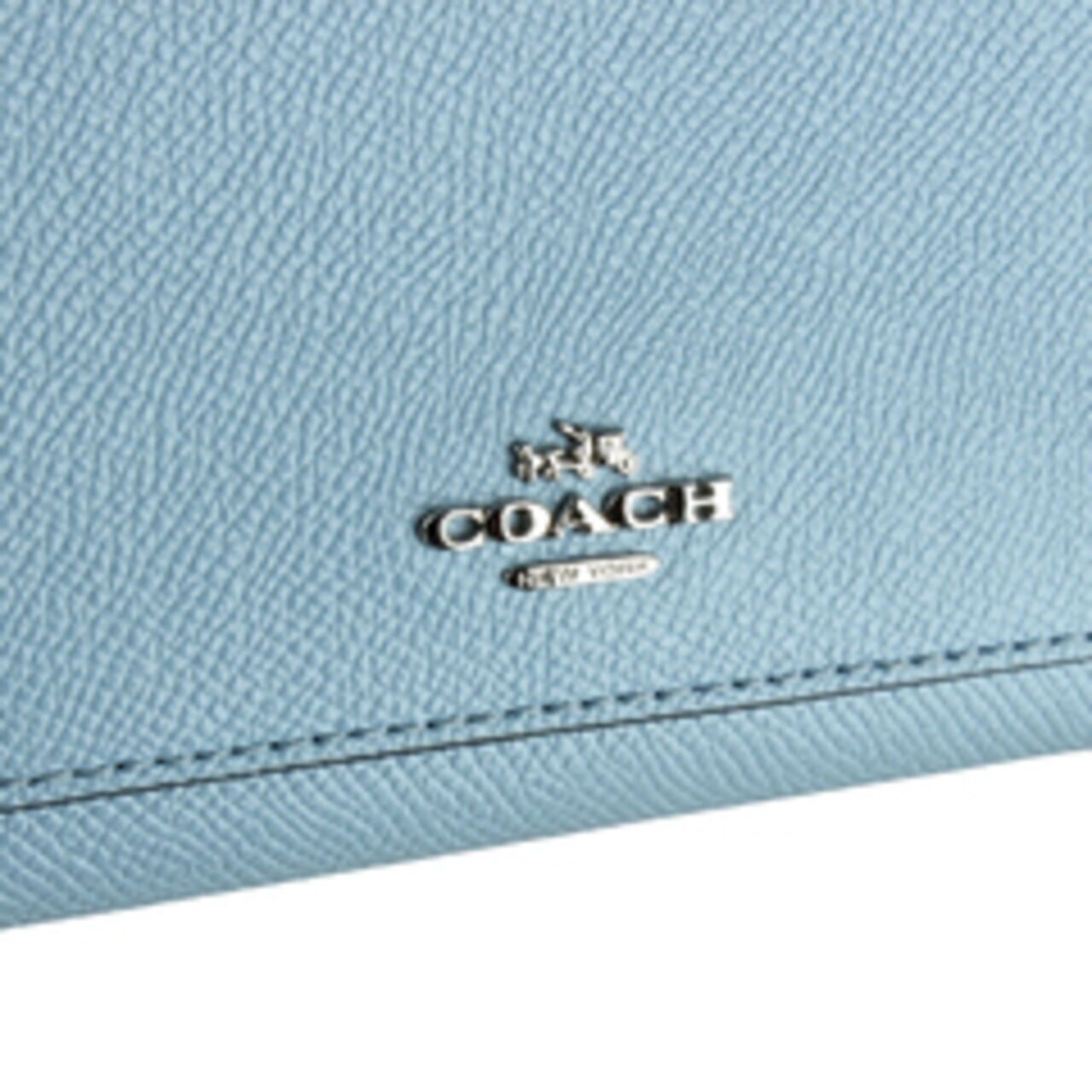 Coach Accordion Zip Wallet Crossgrain Leather