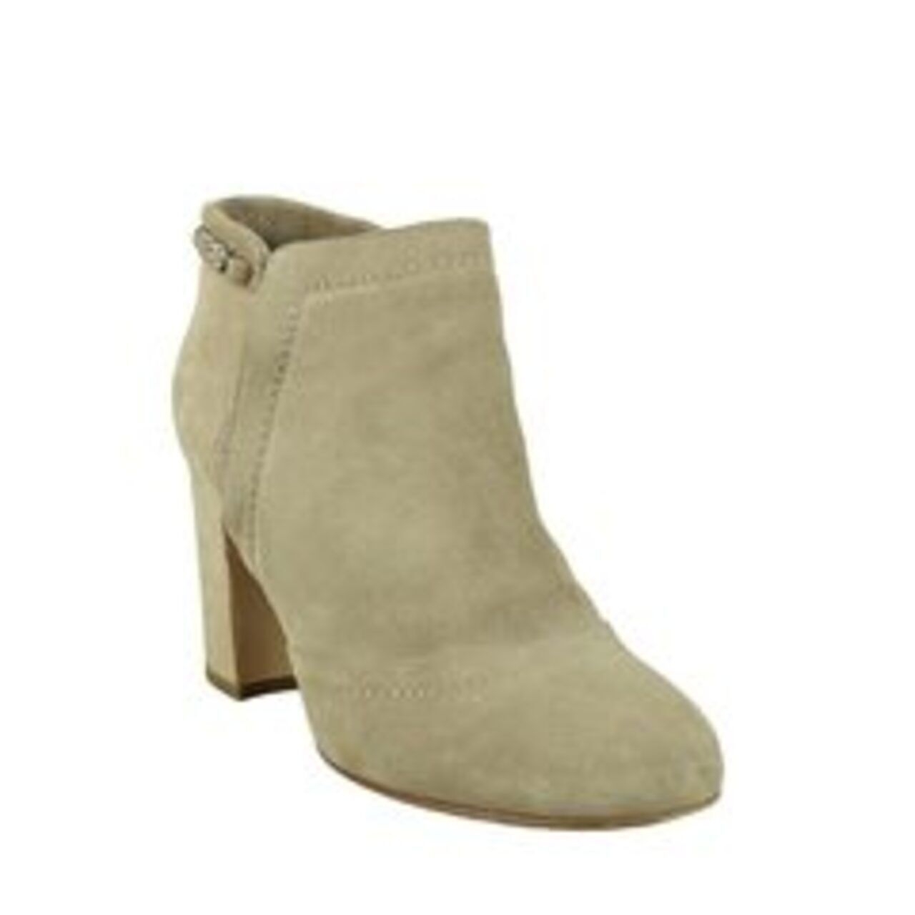 Chanel Suede with Chain Detail Ankle Boots
