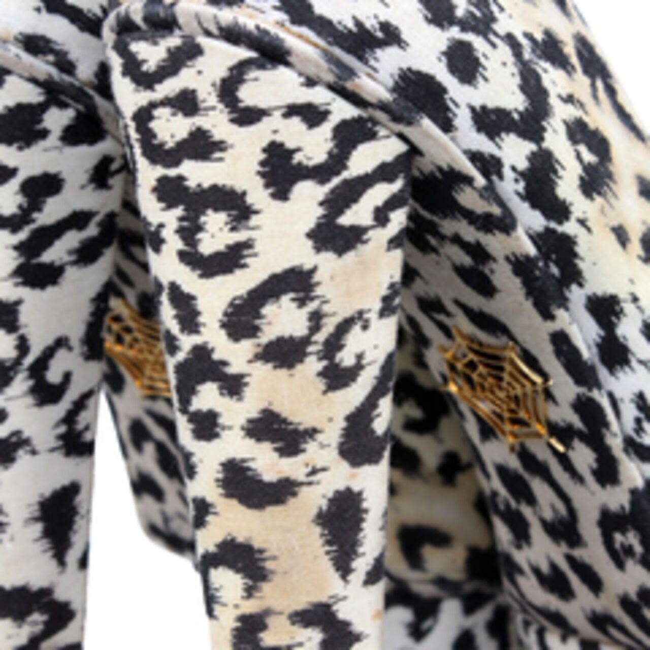 Charlotte Olympia Women's Dolly Leopard-print Calf Hair Platform Heels