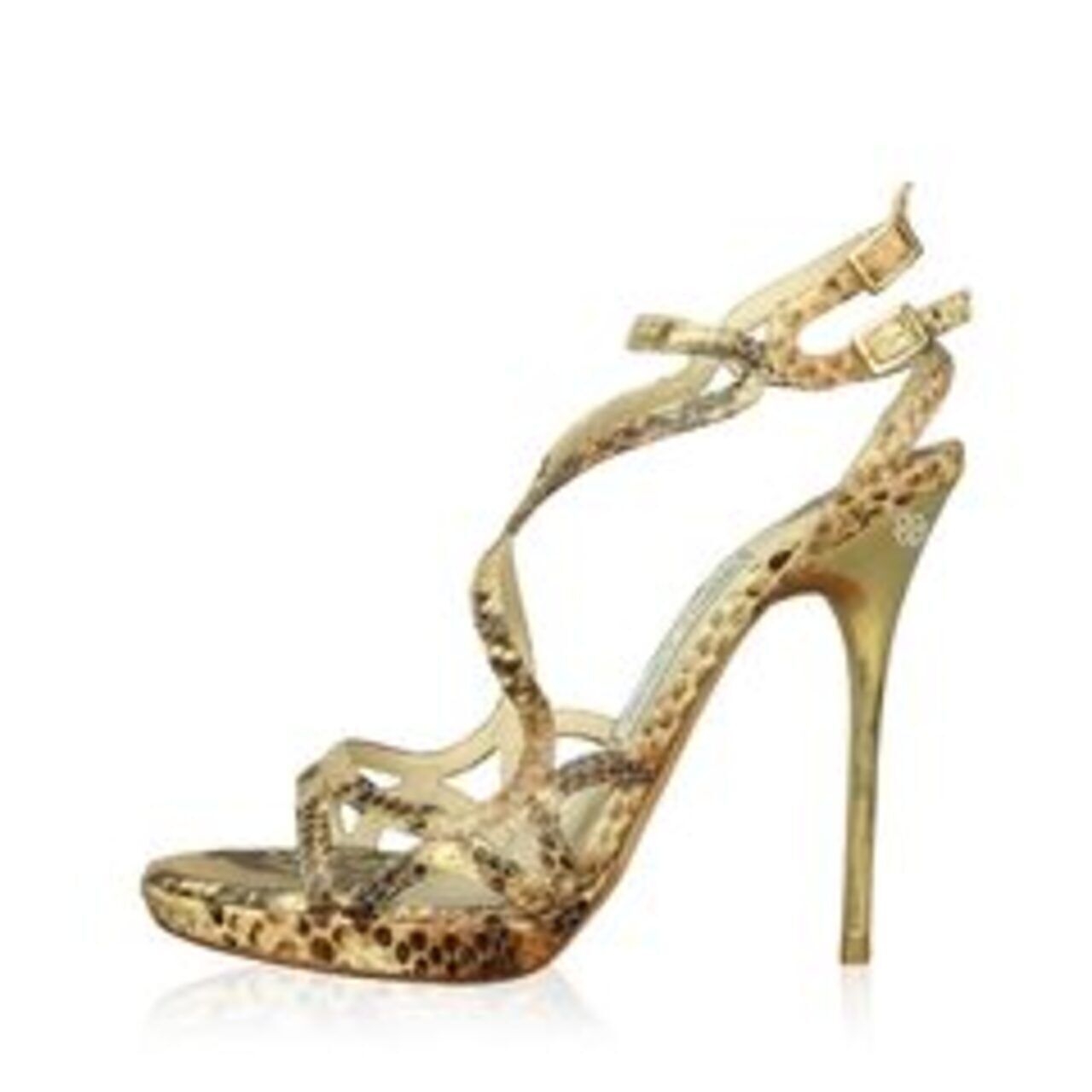 Jimmy Choo Strappy Lizard Heels