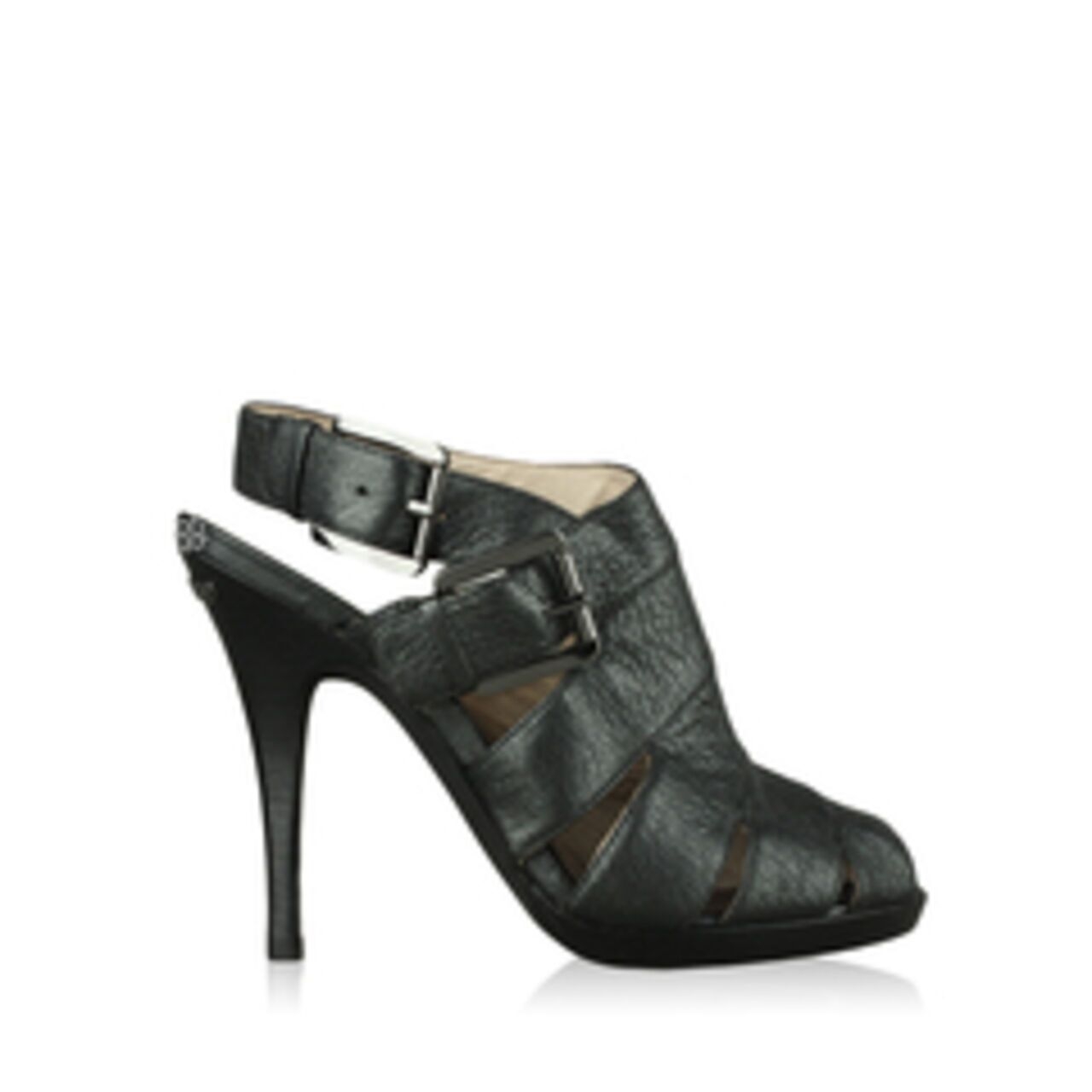 Michael Kors Black Peeptoe Boots