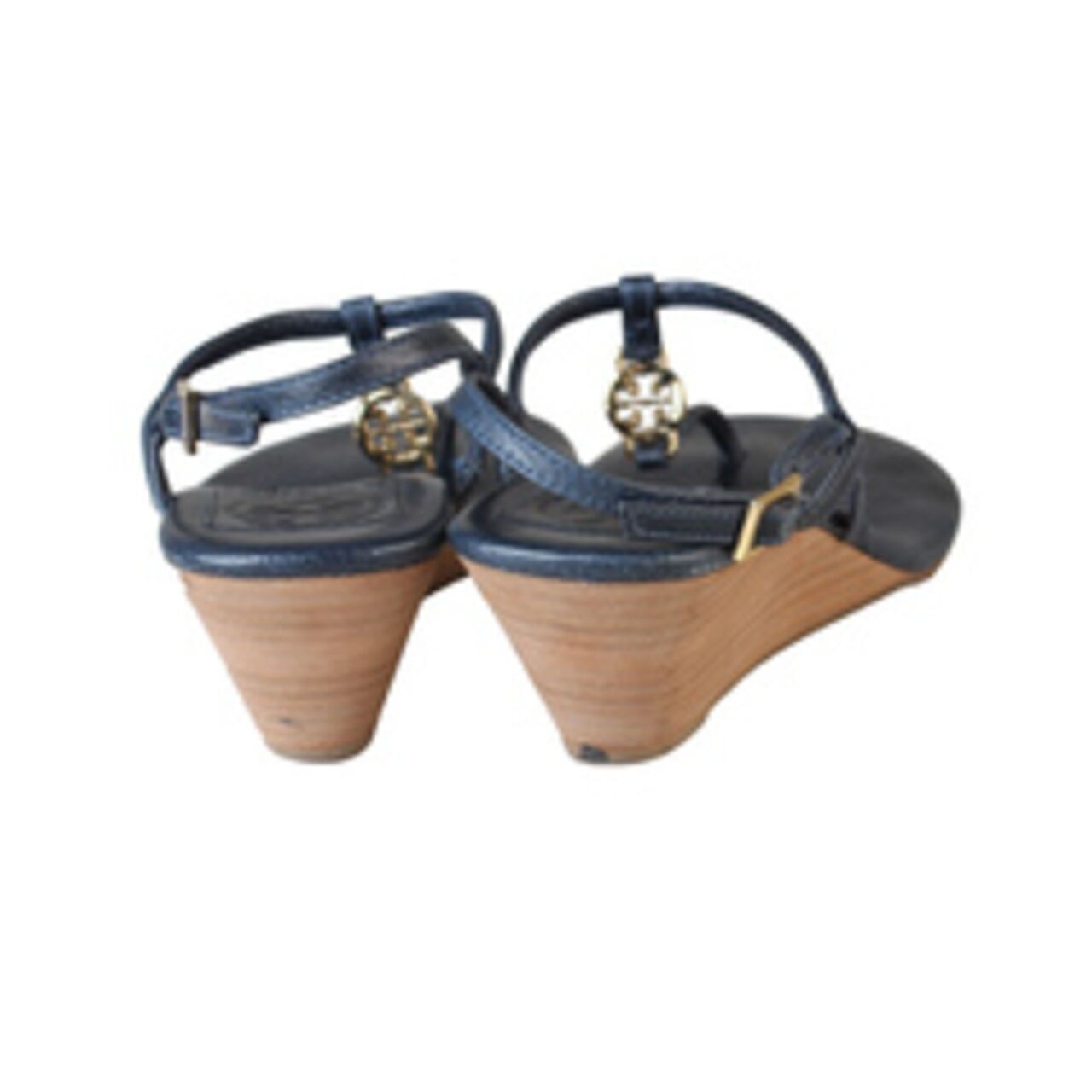 Tory Burch Emmy Demi Blue Wedges