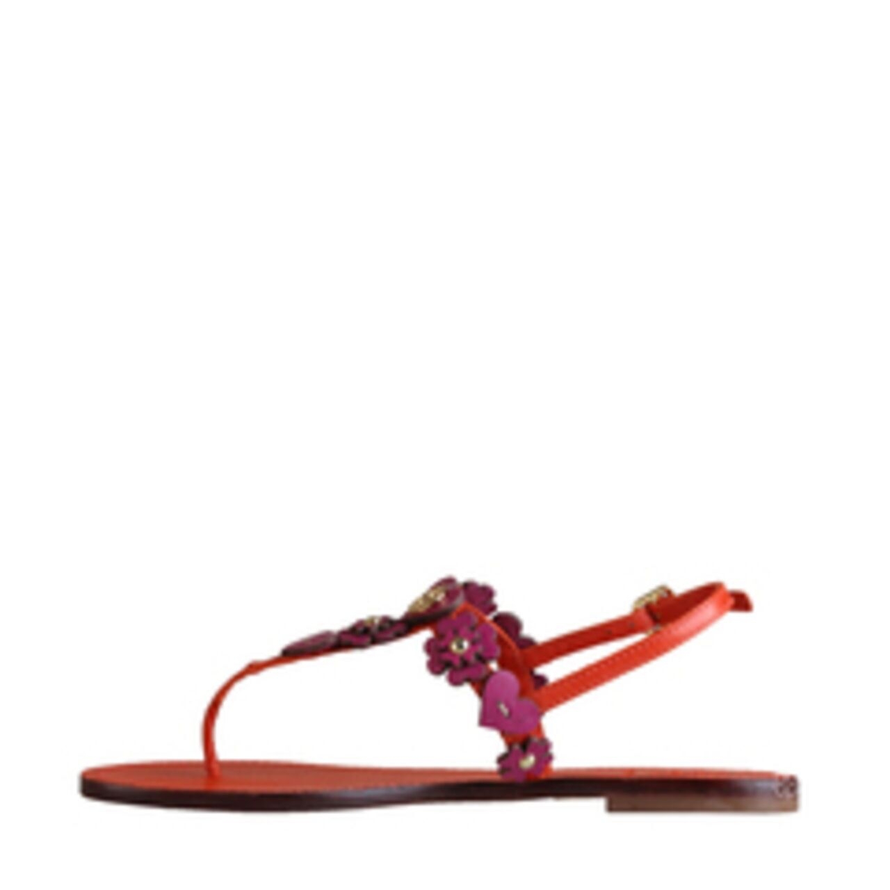 Tory Burch Cory Thong Orange Sandals