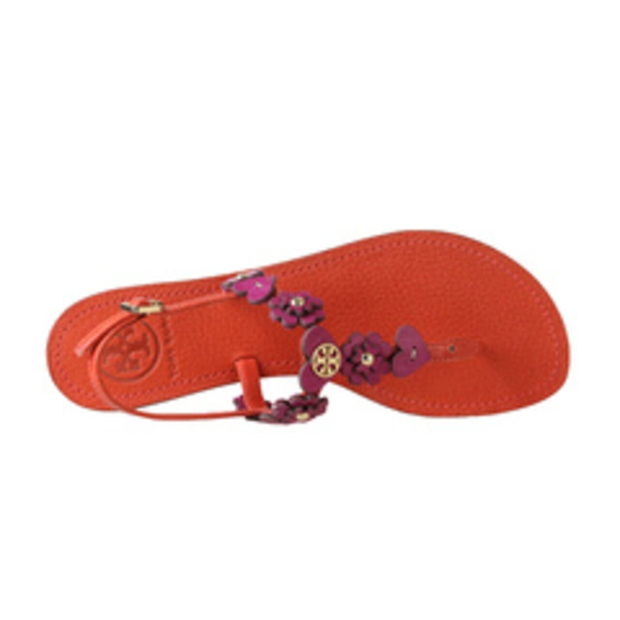 Tory Burch Cory Thong Orange Sandals