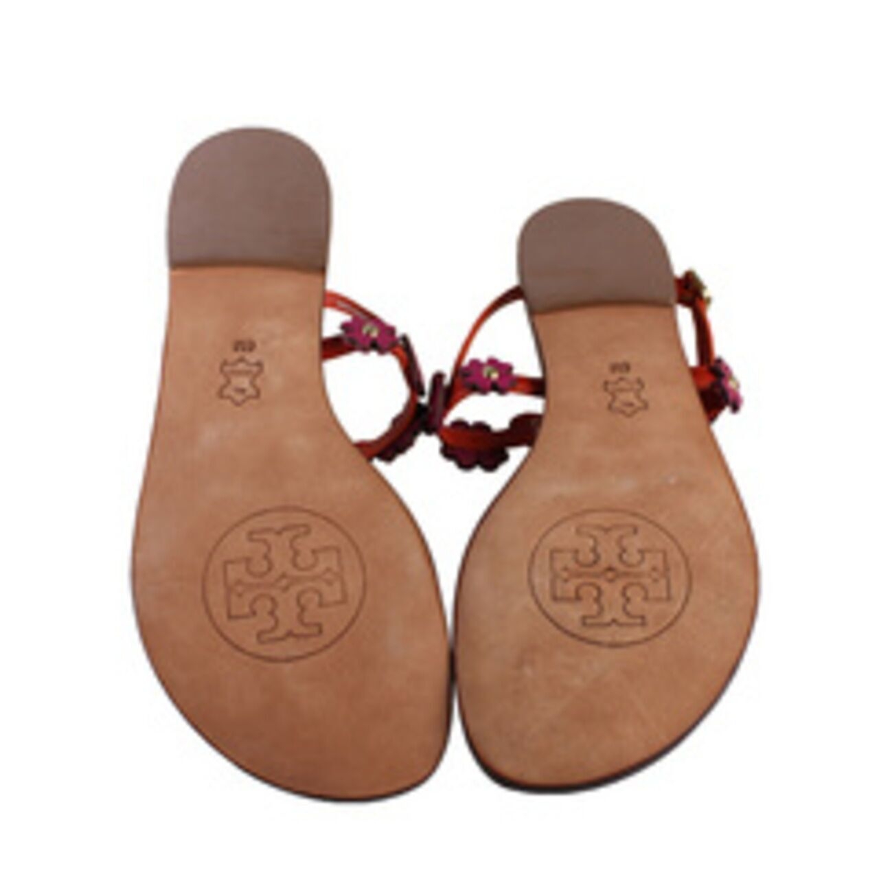 Tory Burch Cory Thong Orange Sandals