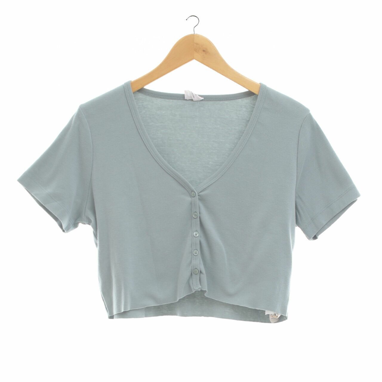 Cotton On Mint Cropped Blouse