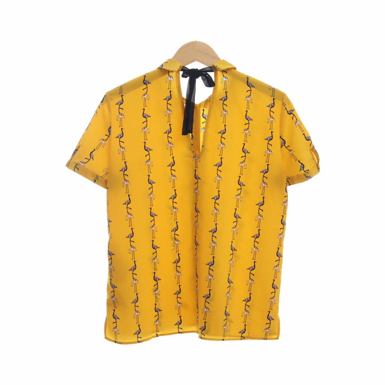 Zara Yellow Pattern Shirt
